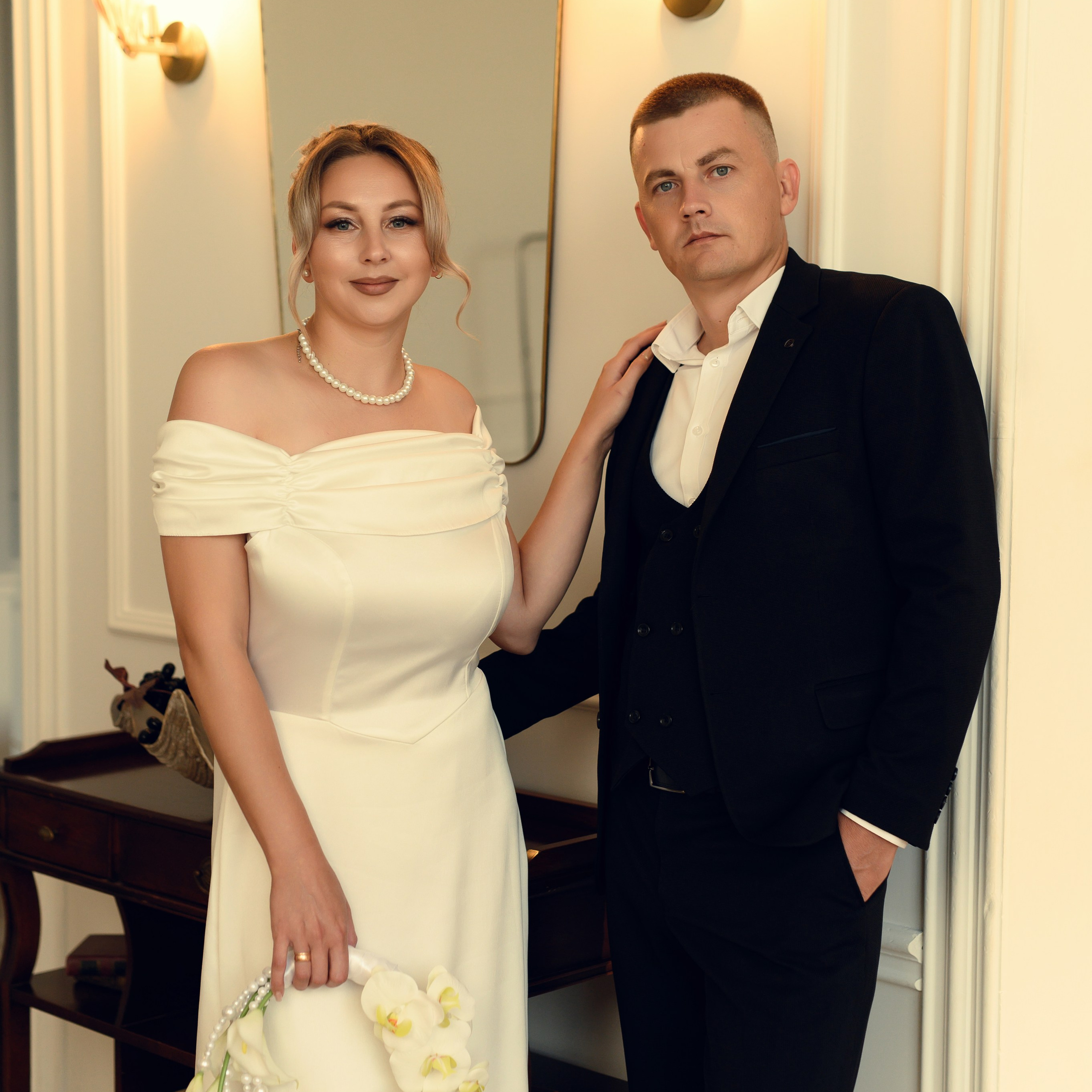 Яна с супругом