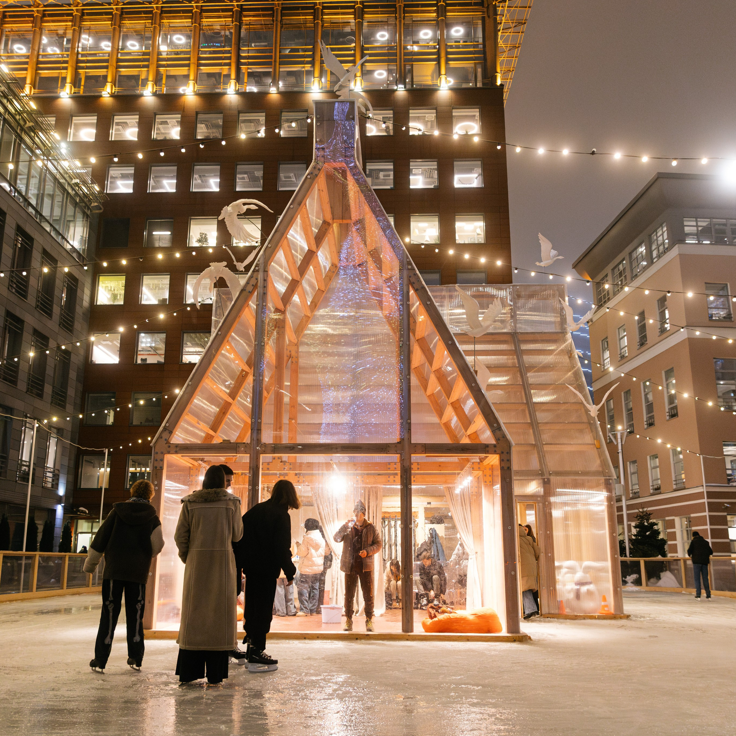 Открытие катка Яндекса