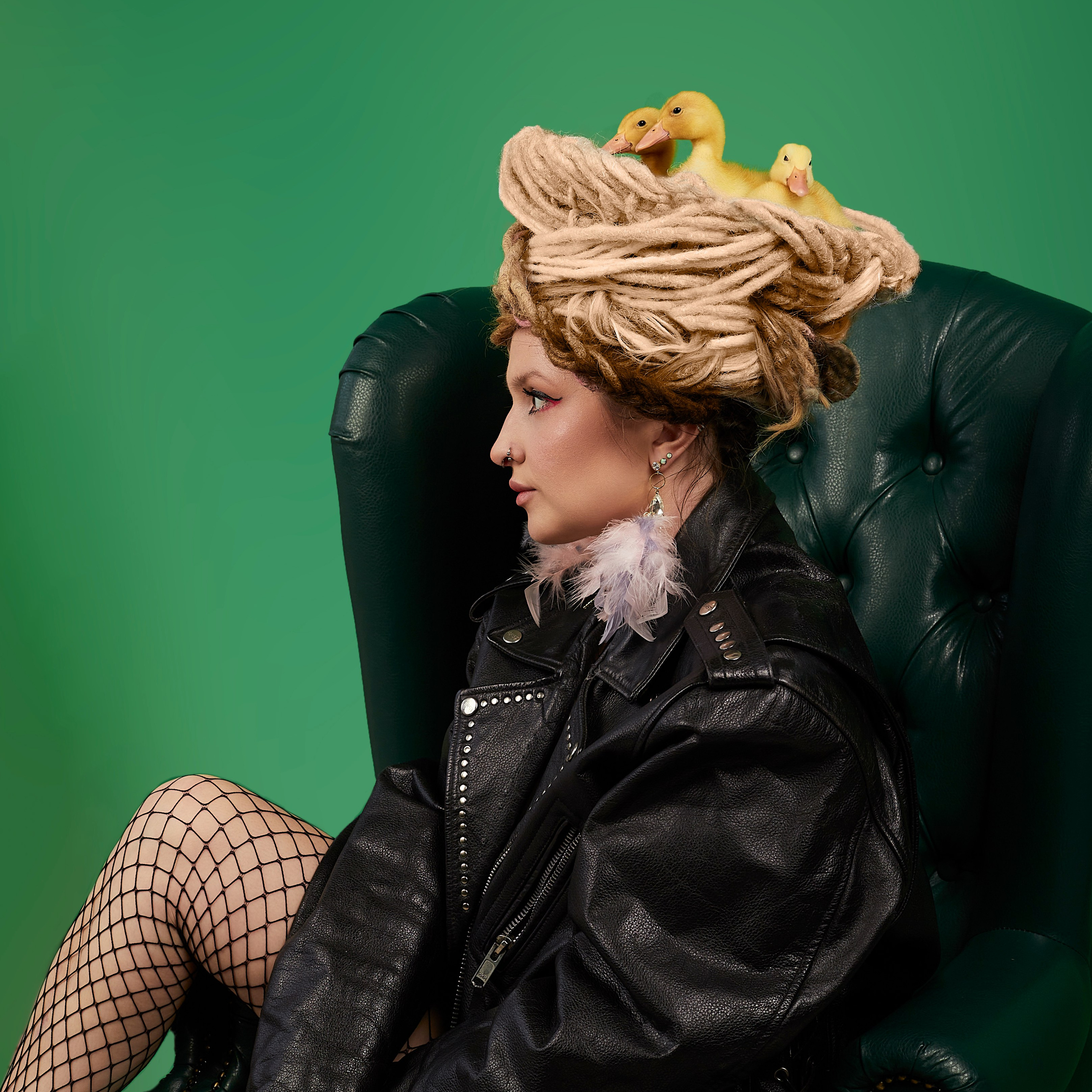 Катюша. Портрет с утятами.