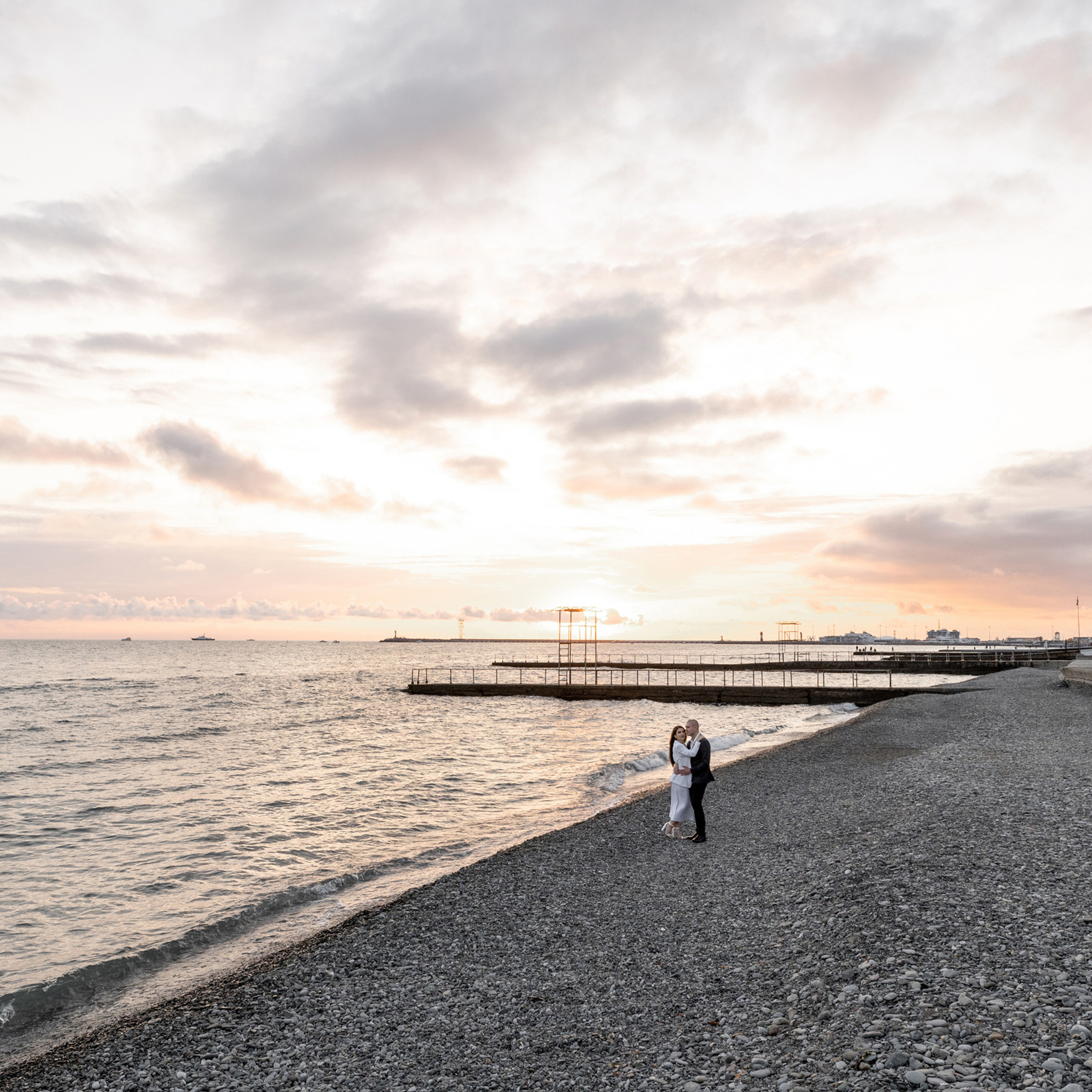 Закат на море. Свадебный фотограф Ростов-на-Дону Сочи
