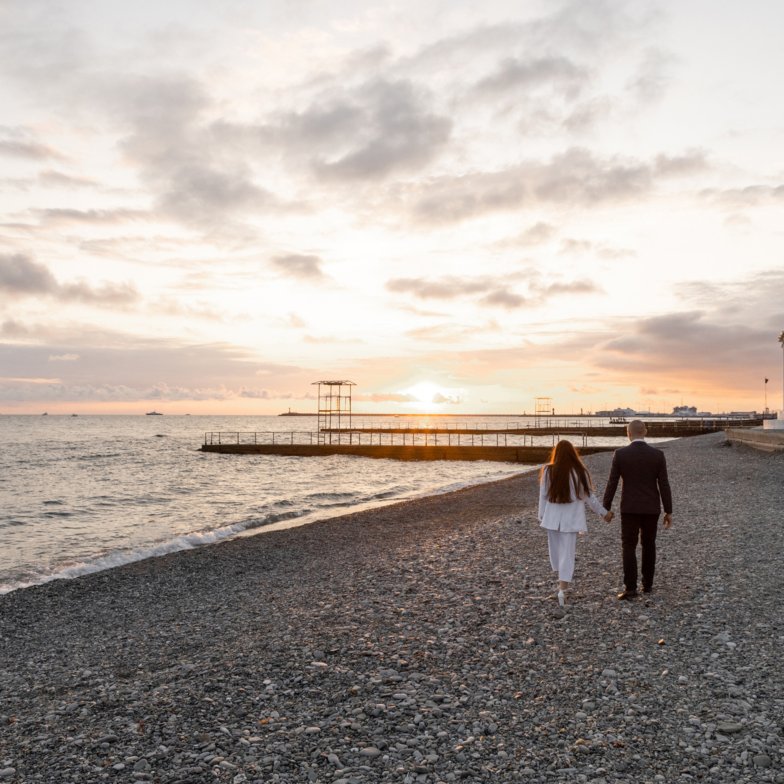 Закат на море. Свадебный фотограф Ростов-на-Дону Сочи