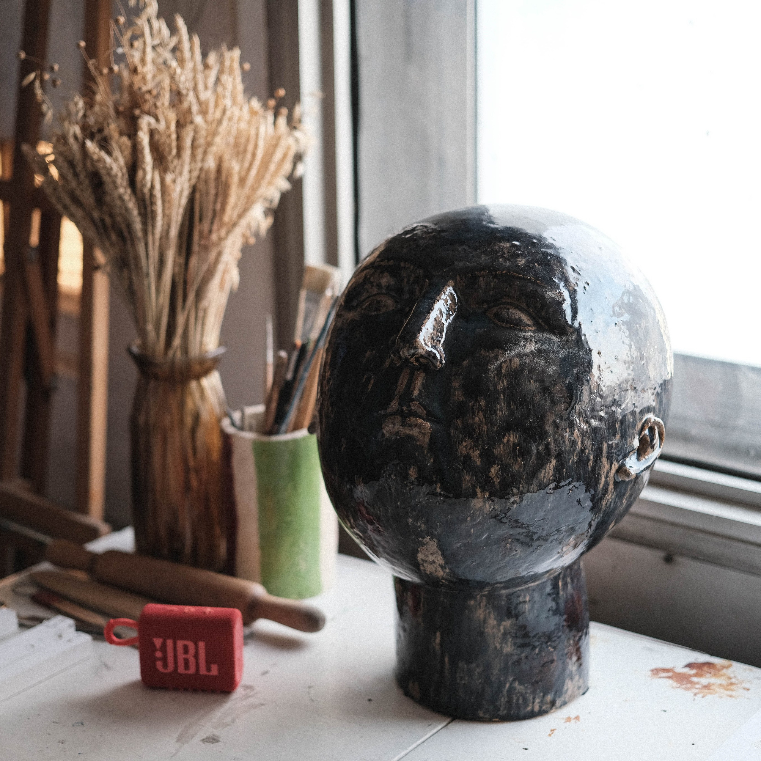 Мастерская скульптора Светы Метсо. Портретный фотограф в Москве Таня Майорова