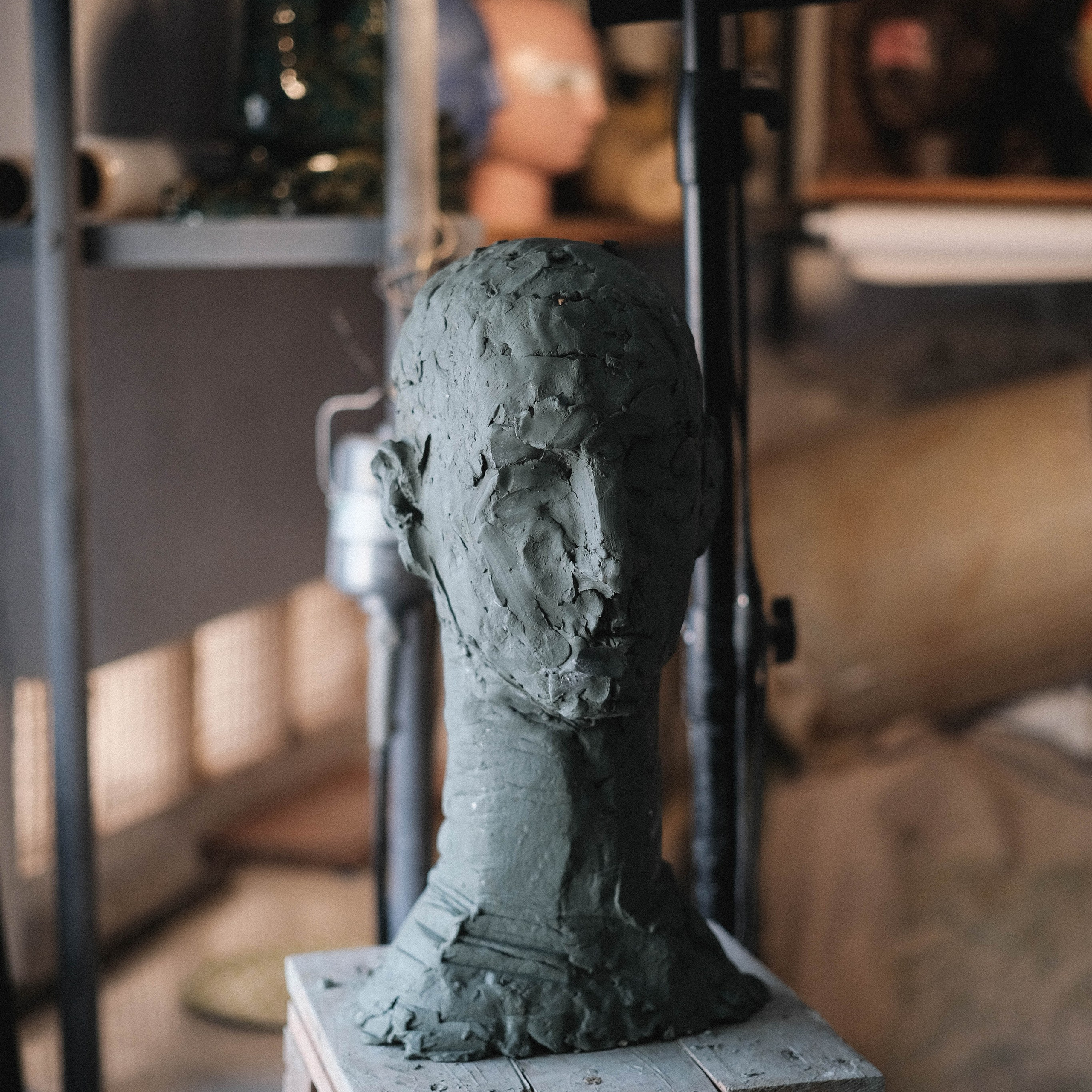 Мастерская скульптора Светы Метсо. Портретный фотограф в Москве Таня Майорова