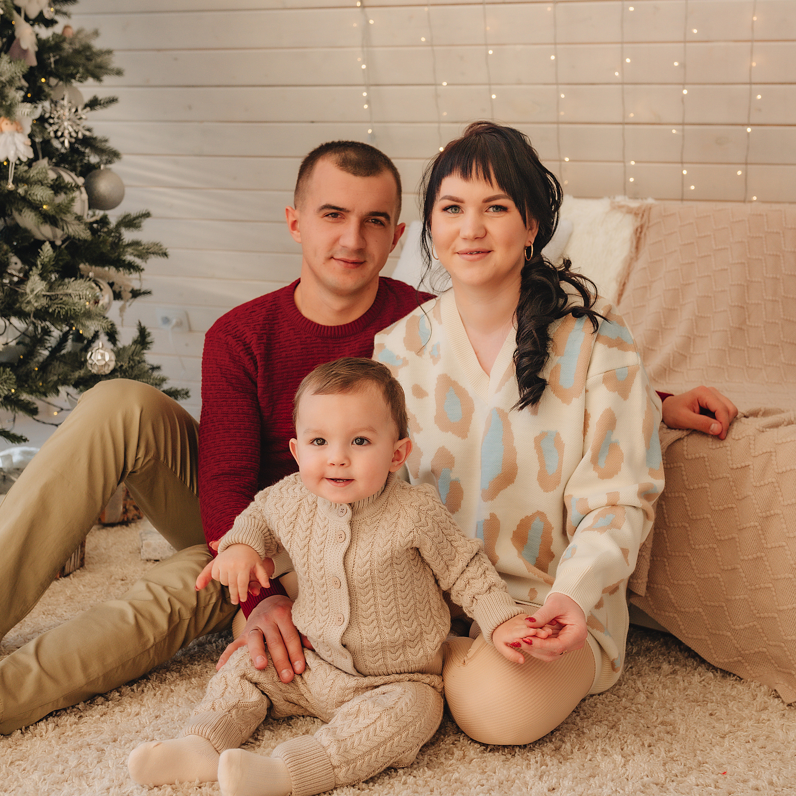 Семья Соколовых | Новогодний фотодень