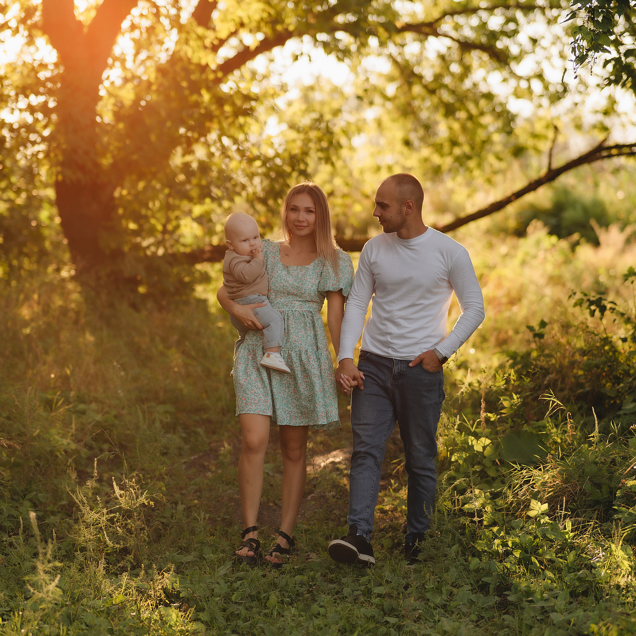 Анастасия, Артём и Денис | Съемка на закате в сентябре