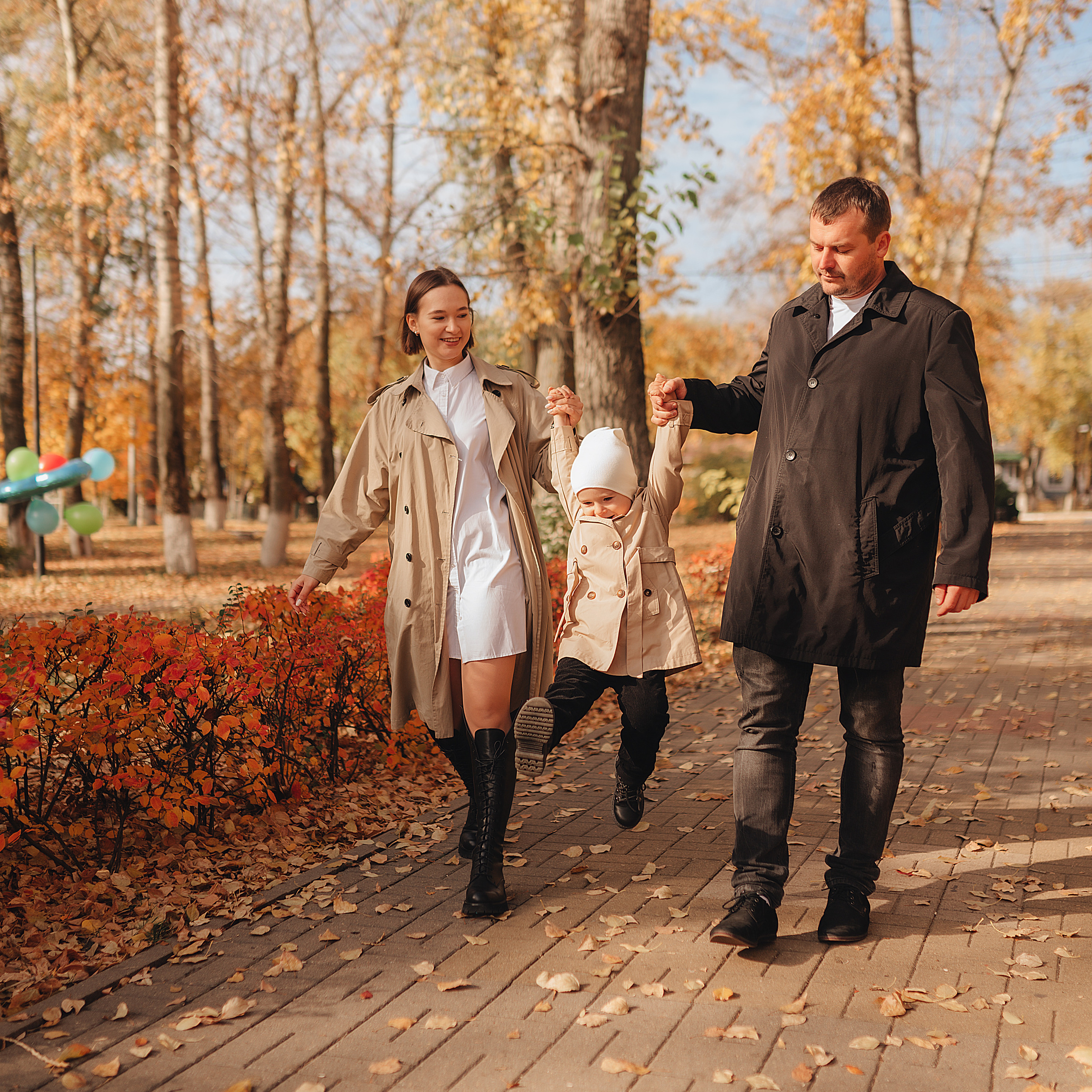 Осенняя прогулка в городском парке