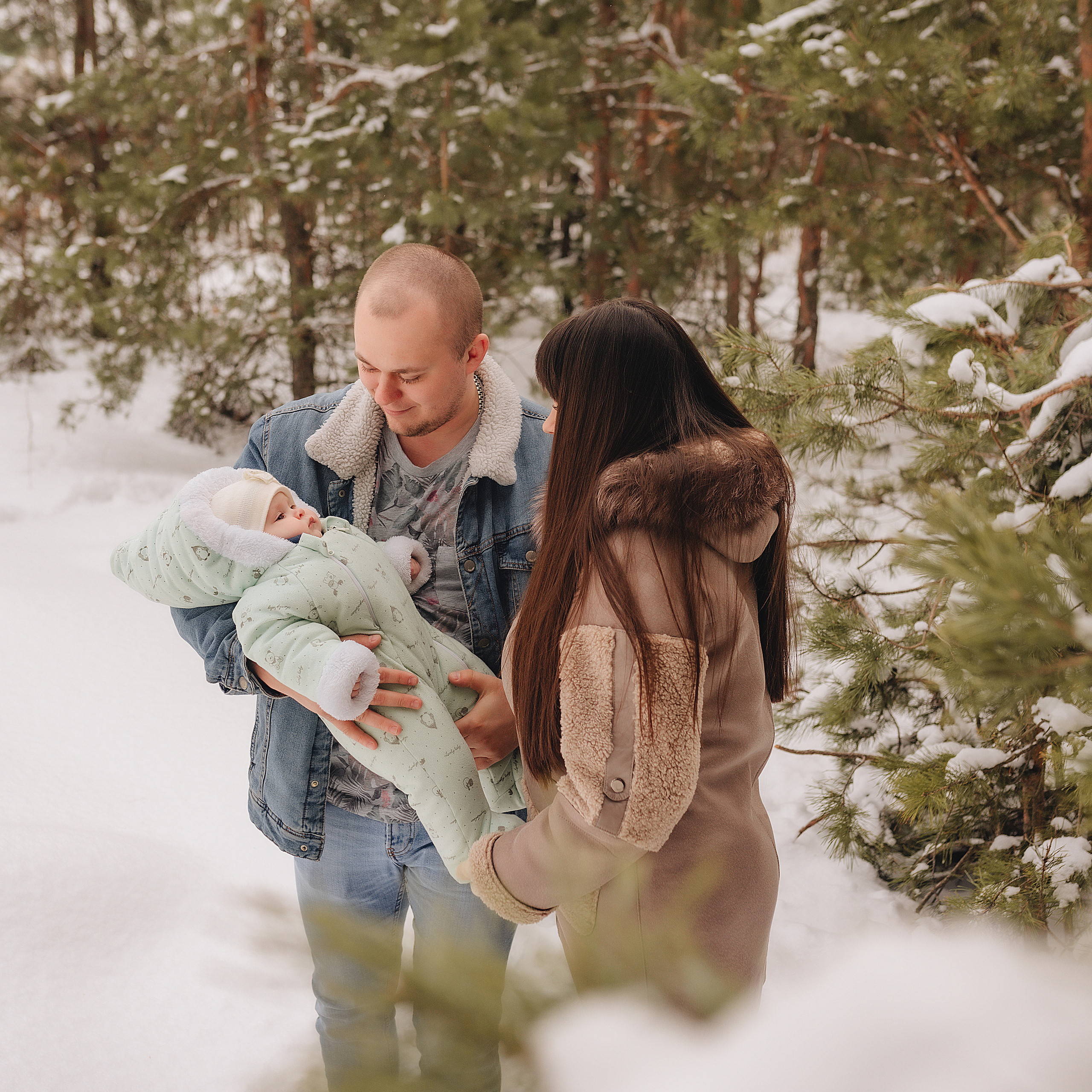 Семья Бородкиных | Фотодень в лесу