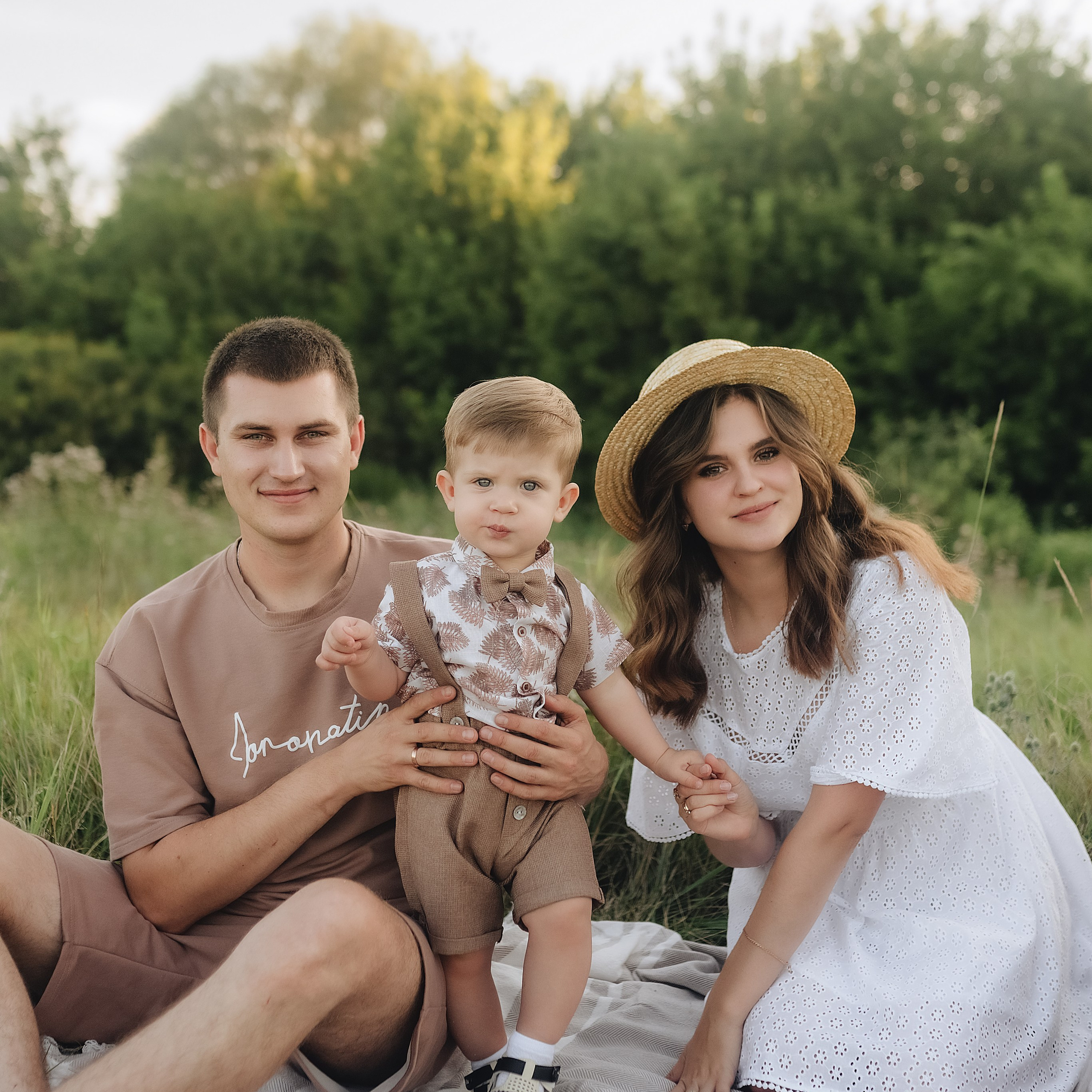 Светлана, Сергей и Женя | Семейная съемка на закате