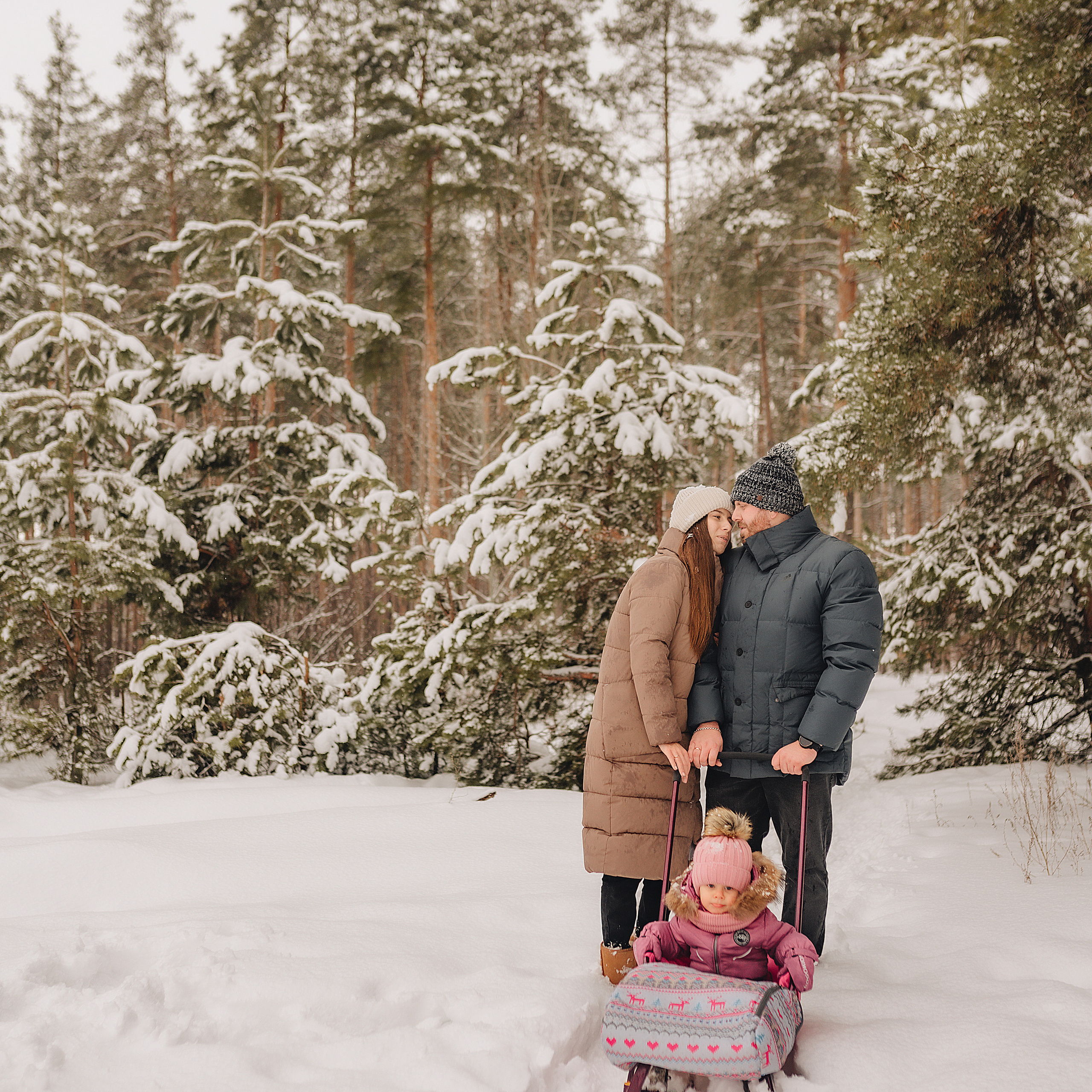 Семья Сидоровых | Фотодень в лесу