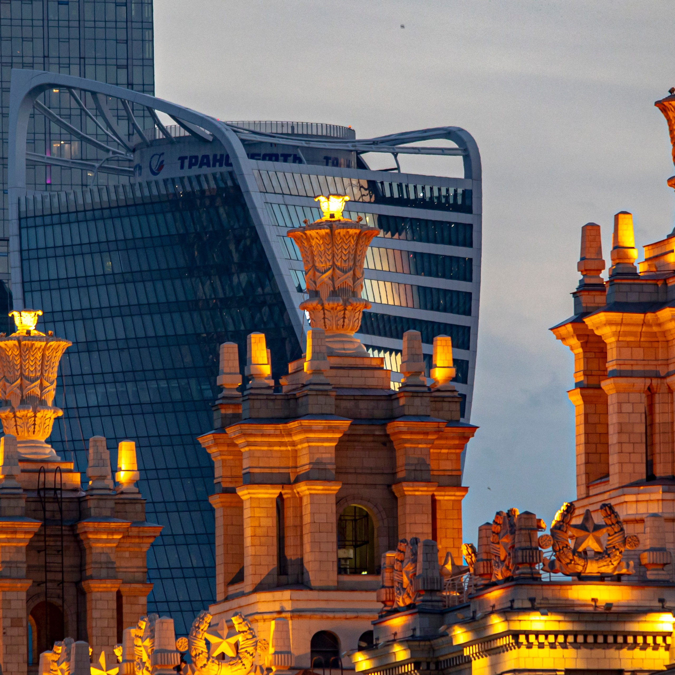 Москва Сити и гостиница Украина