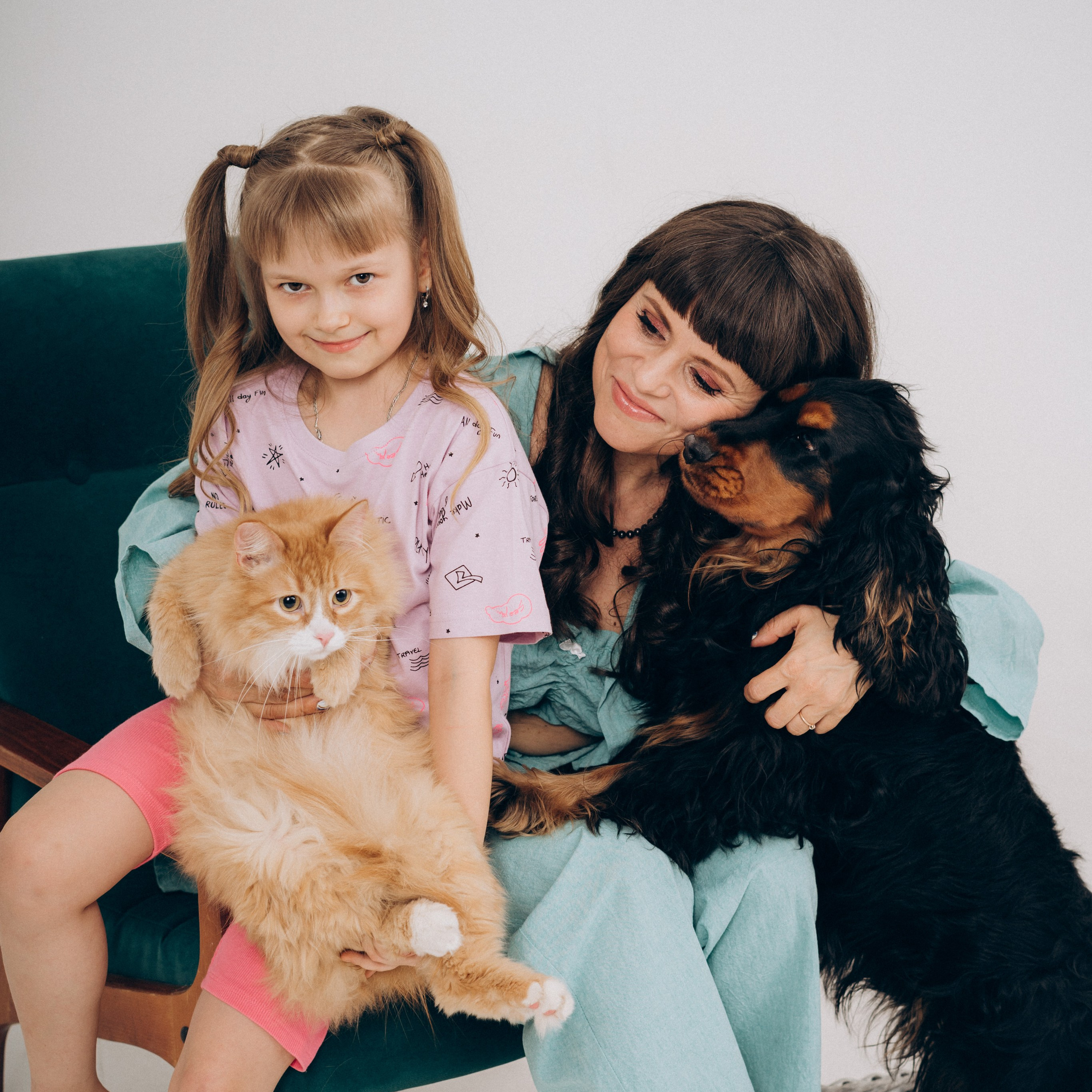 Ирины, Олеся и их питомцы