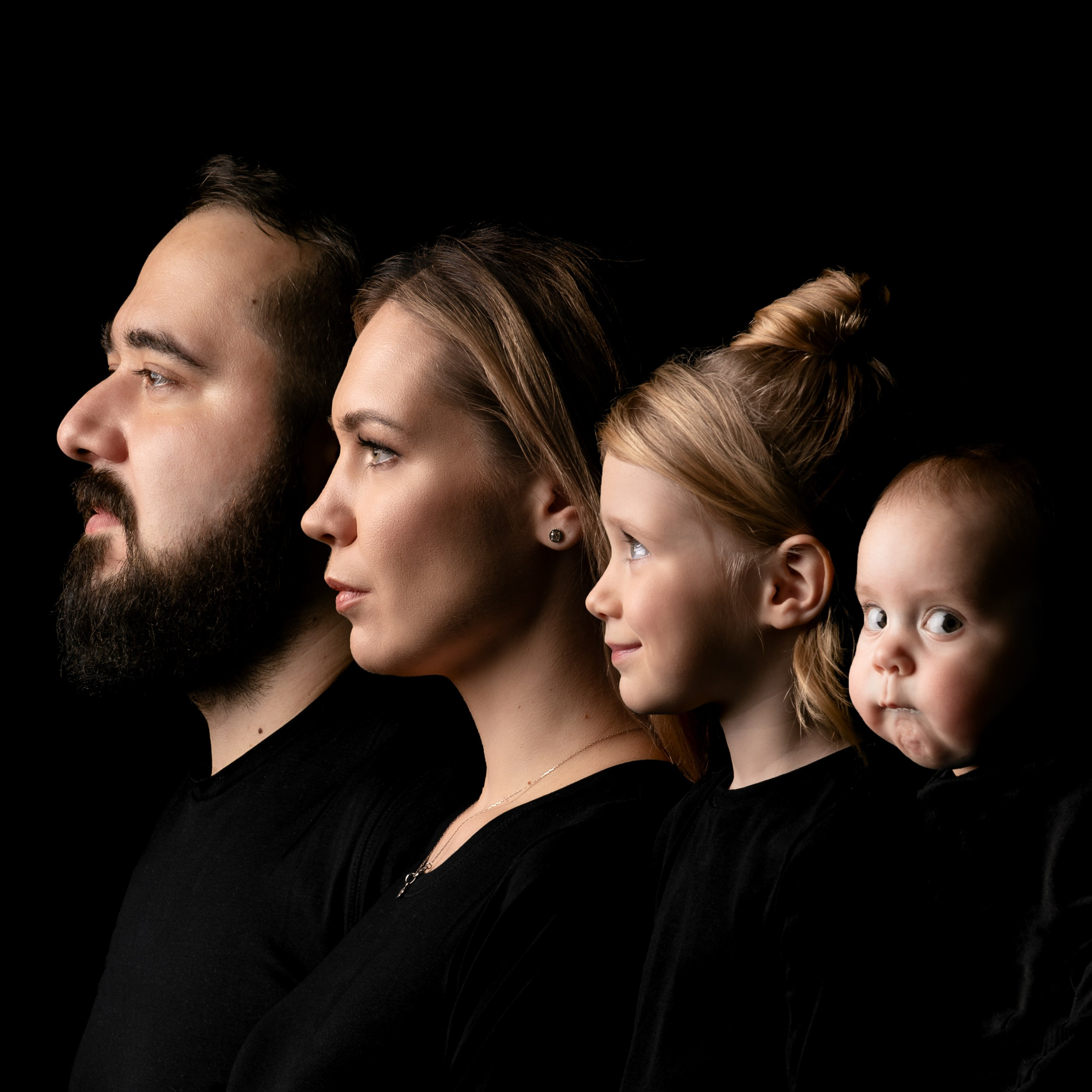 Семья в стиле Vogue