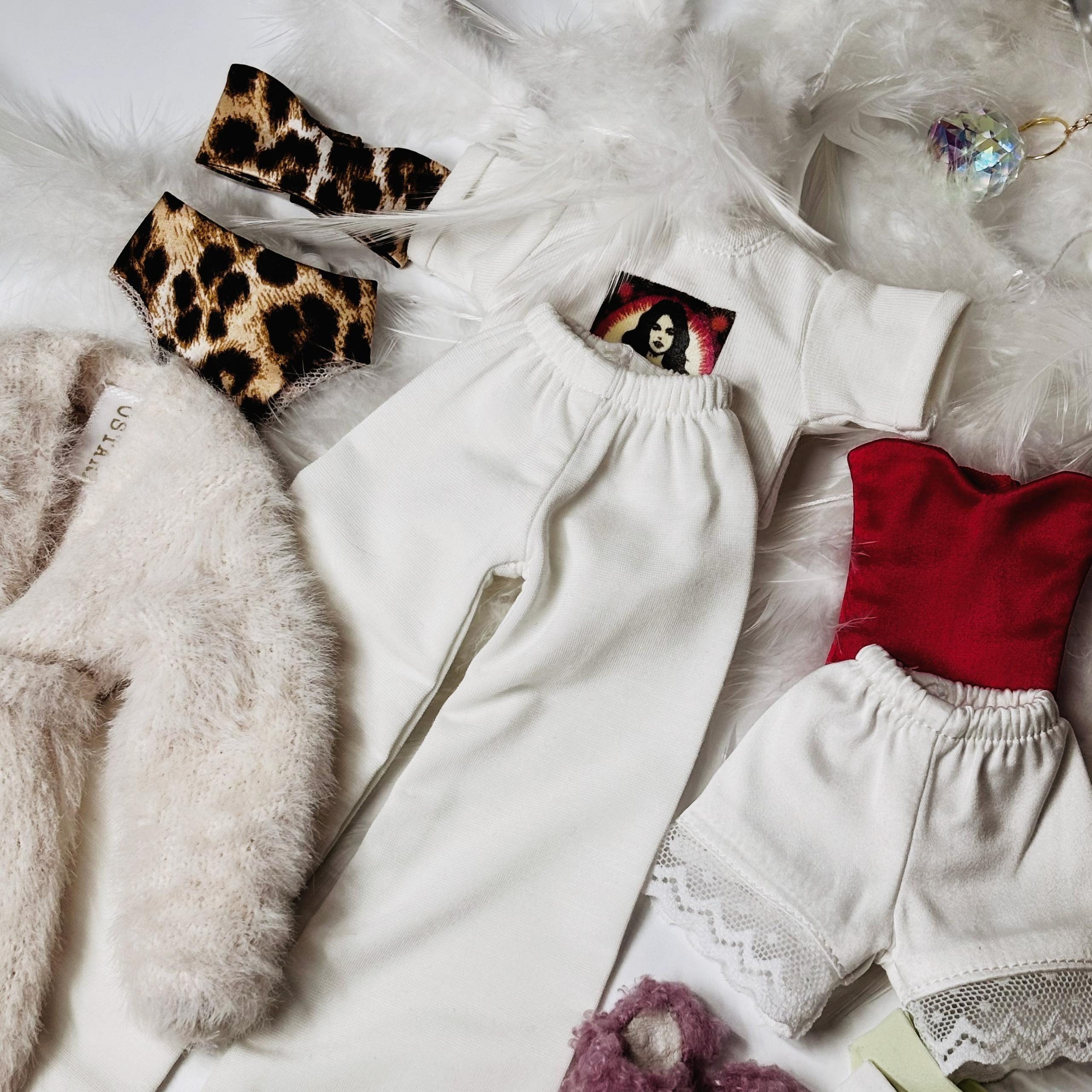 Аутфит для Barbie. 9 предметов. OSTARABRAND | Дизайнерская кукольная одежда.  Красота и стиль в миниатюре