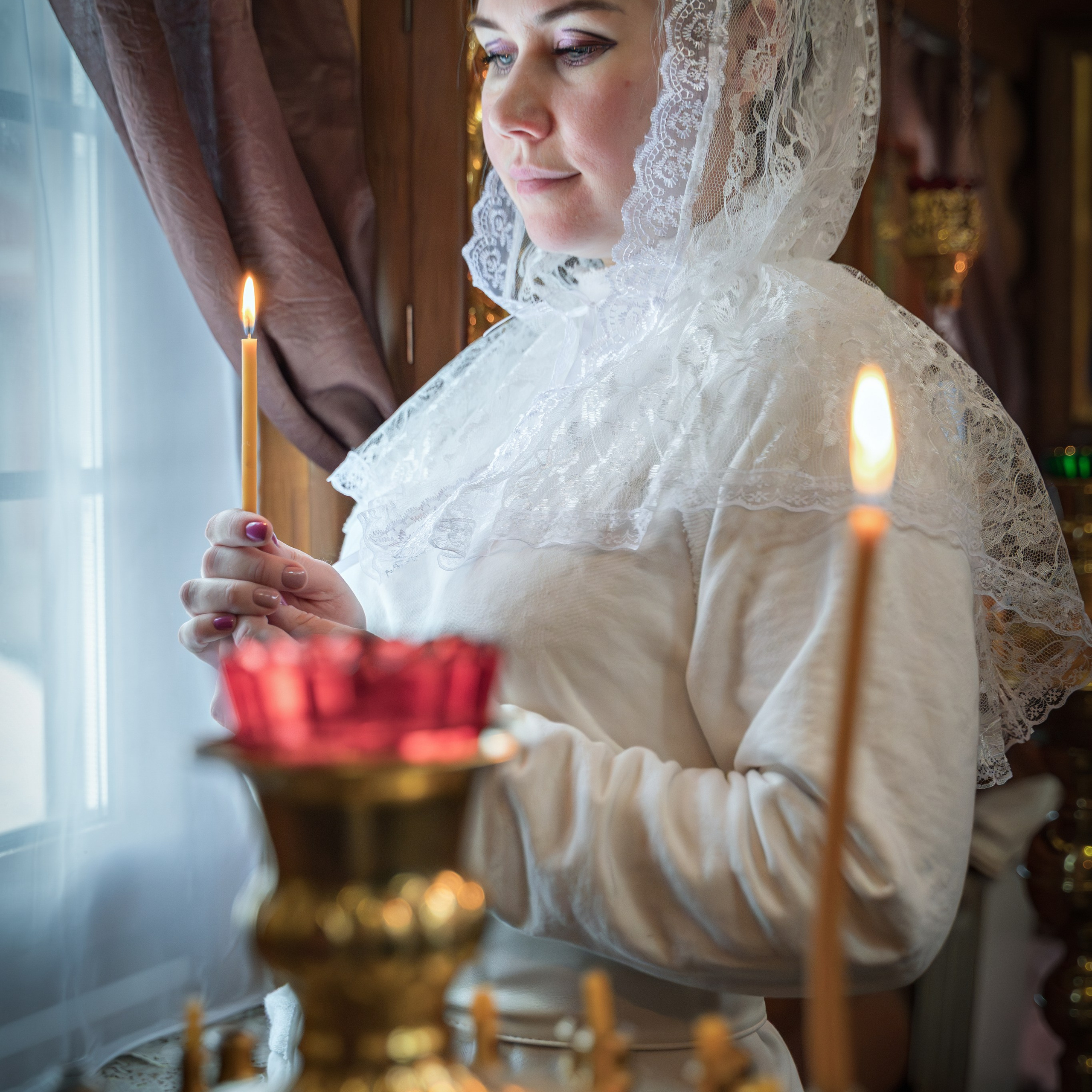 Крещение в&nbsp;Никольском храме&nbsp;д.&nbsp;Островцы