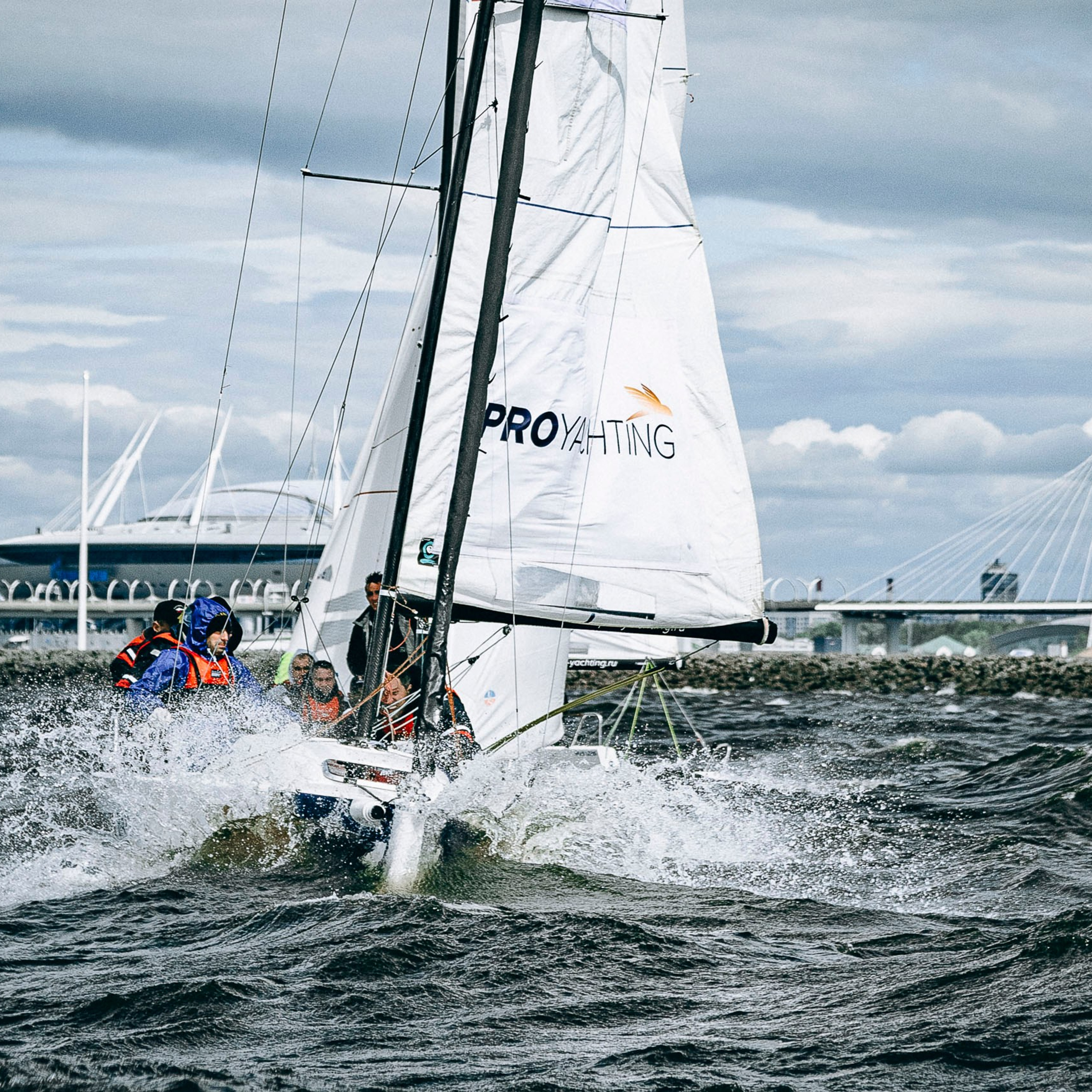 Прогулка на яхте.