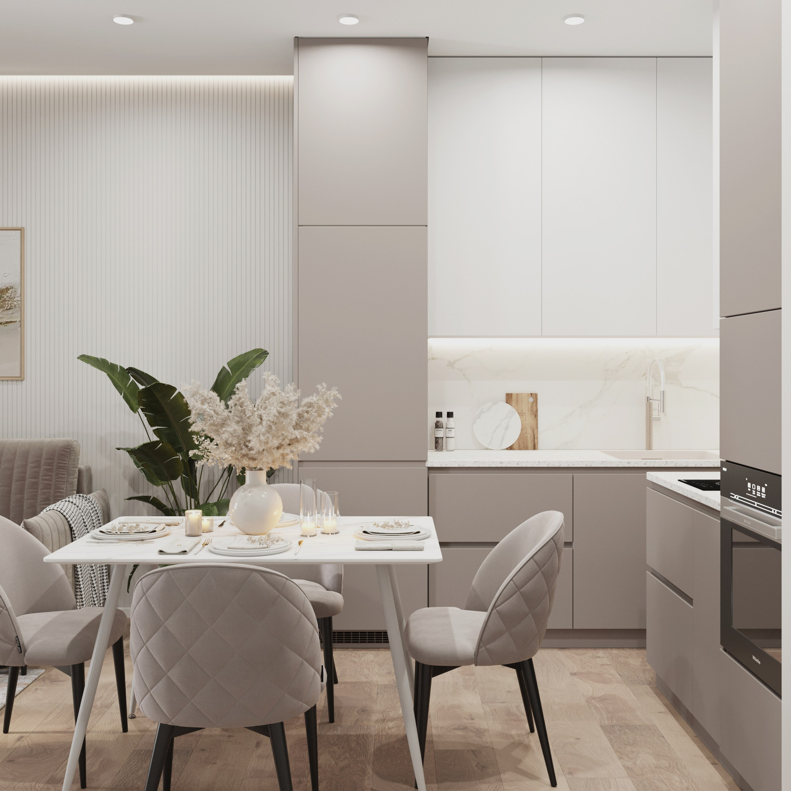 Интерьер квартиры 45 м². Дизайн Интерьера | Санкт-Петербург | Ростов-на-Дону | MARINA MART