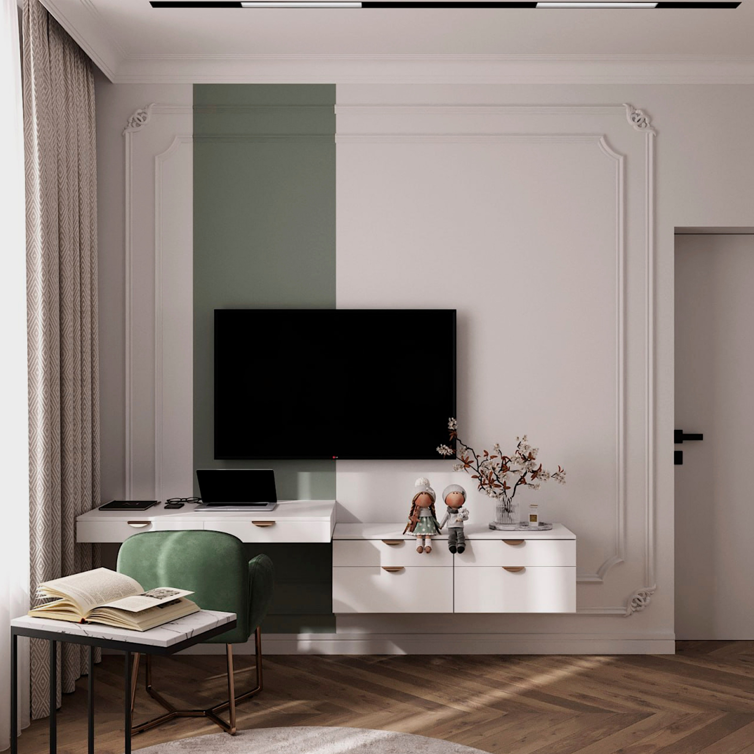 Интерьер дома 120 м². Дизайн Интерьера | Санкт-Петербург | Ростов-на-Дону | MARINA MART