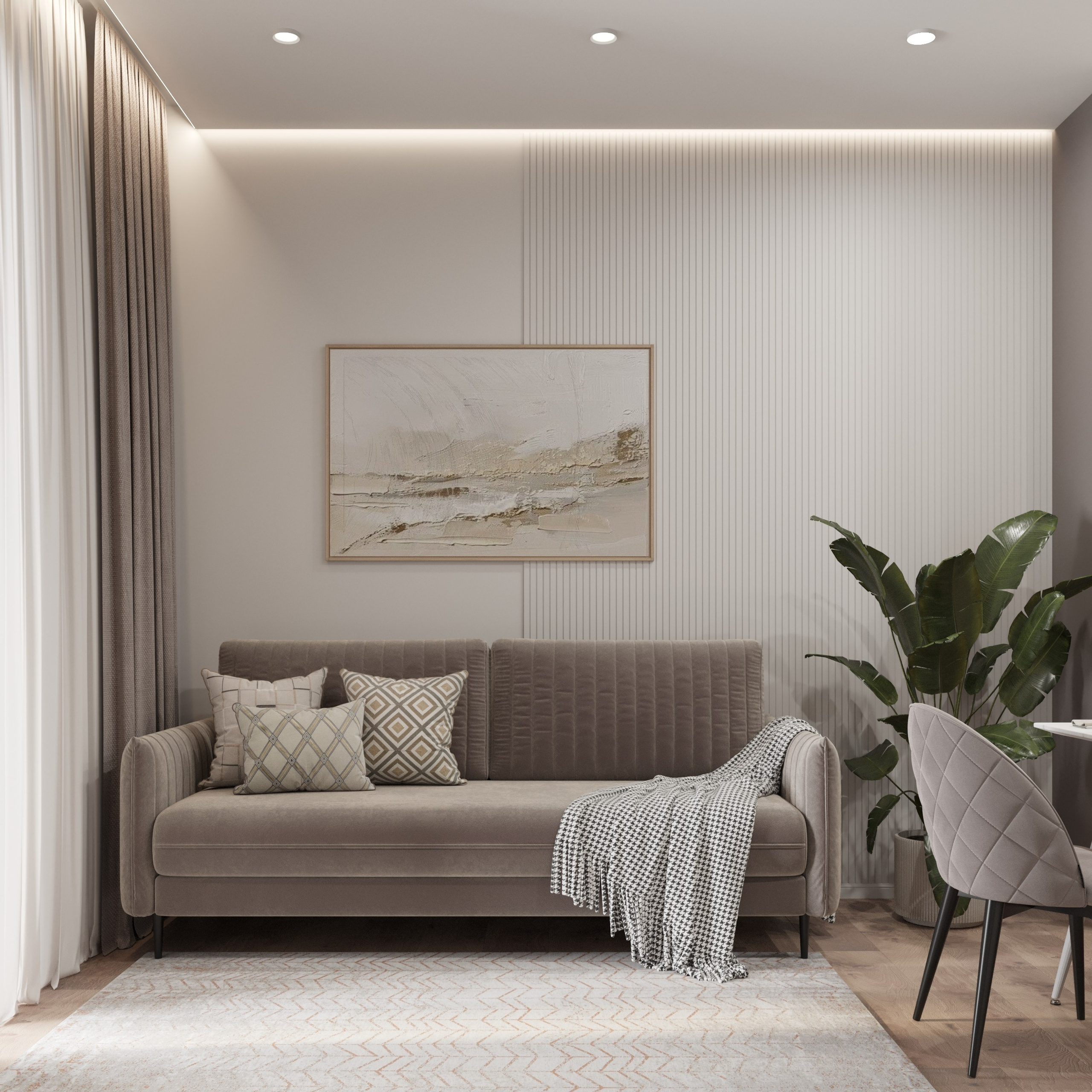 Интерьер квартиры 45 м². Дизайн Интерьера | Санкт-Петербург | Ростов-на-Дону | MARINA MART