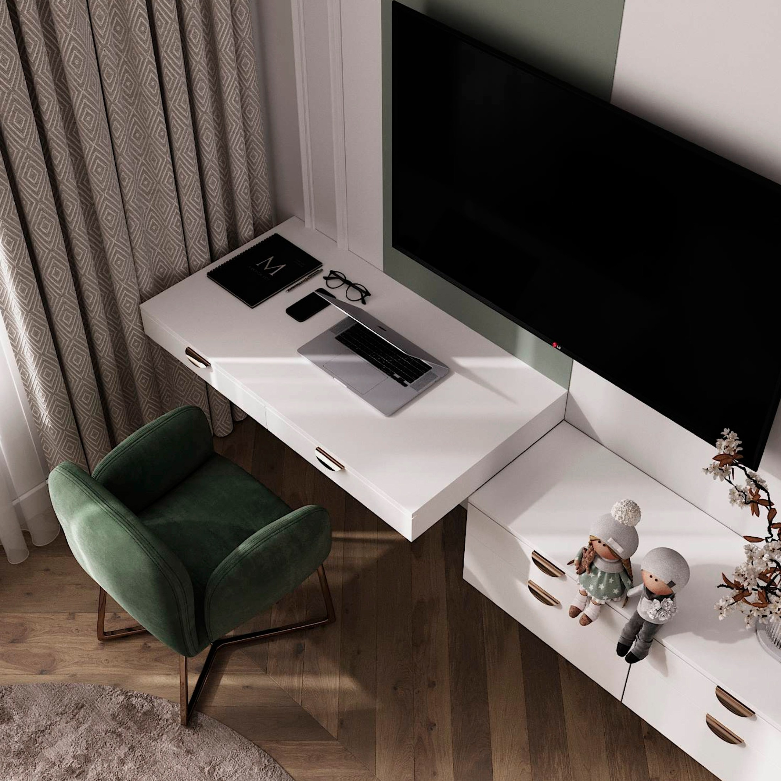 Интерьер дома 120 м². Дизайн Интерьера | Санкт-Петербург | Ростов-на-Дону | MARINA MART