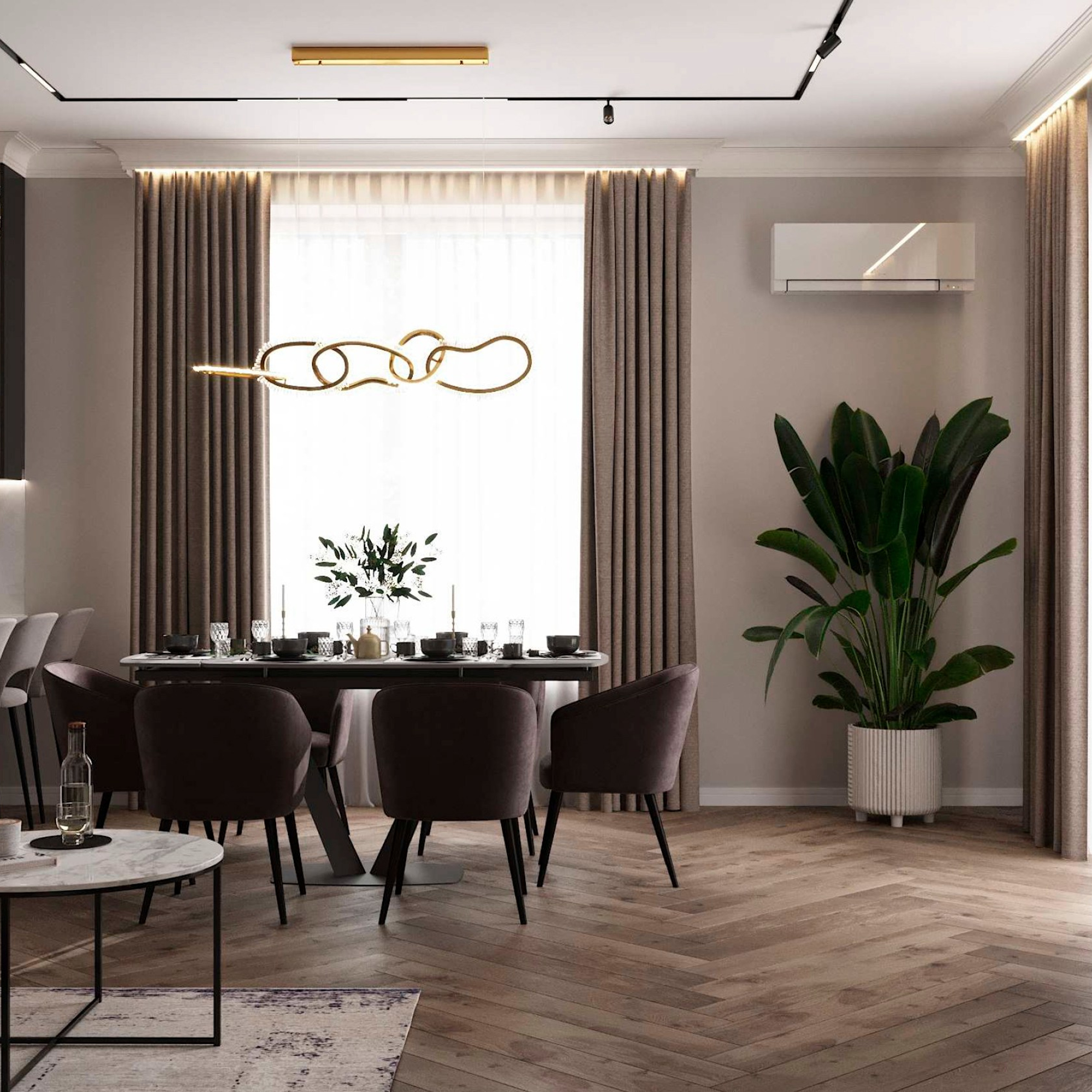 Интерьер дома 120 м². Дизайн Интерьера | Санкт-Петербург | Ростов-на-Дону | MARINA MART