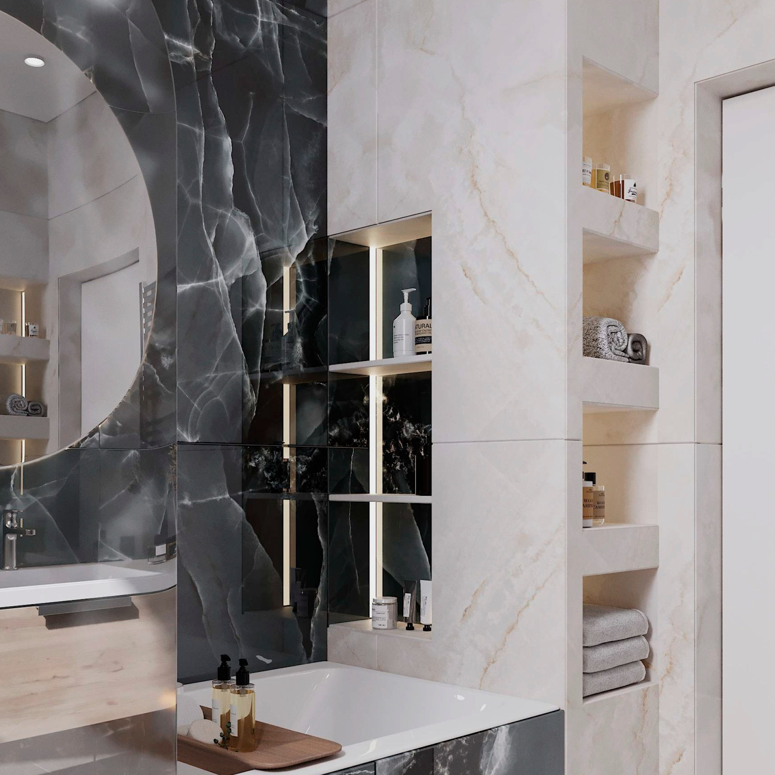 Интерьер дома 120 м². Дизайн Интерьера | Санкт-Петербург | Ростов-на-Дону | MARINA MART