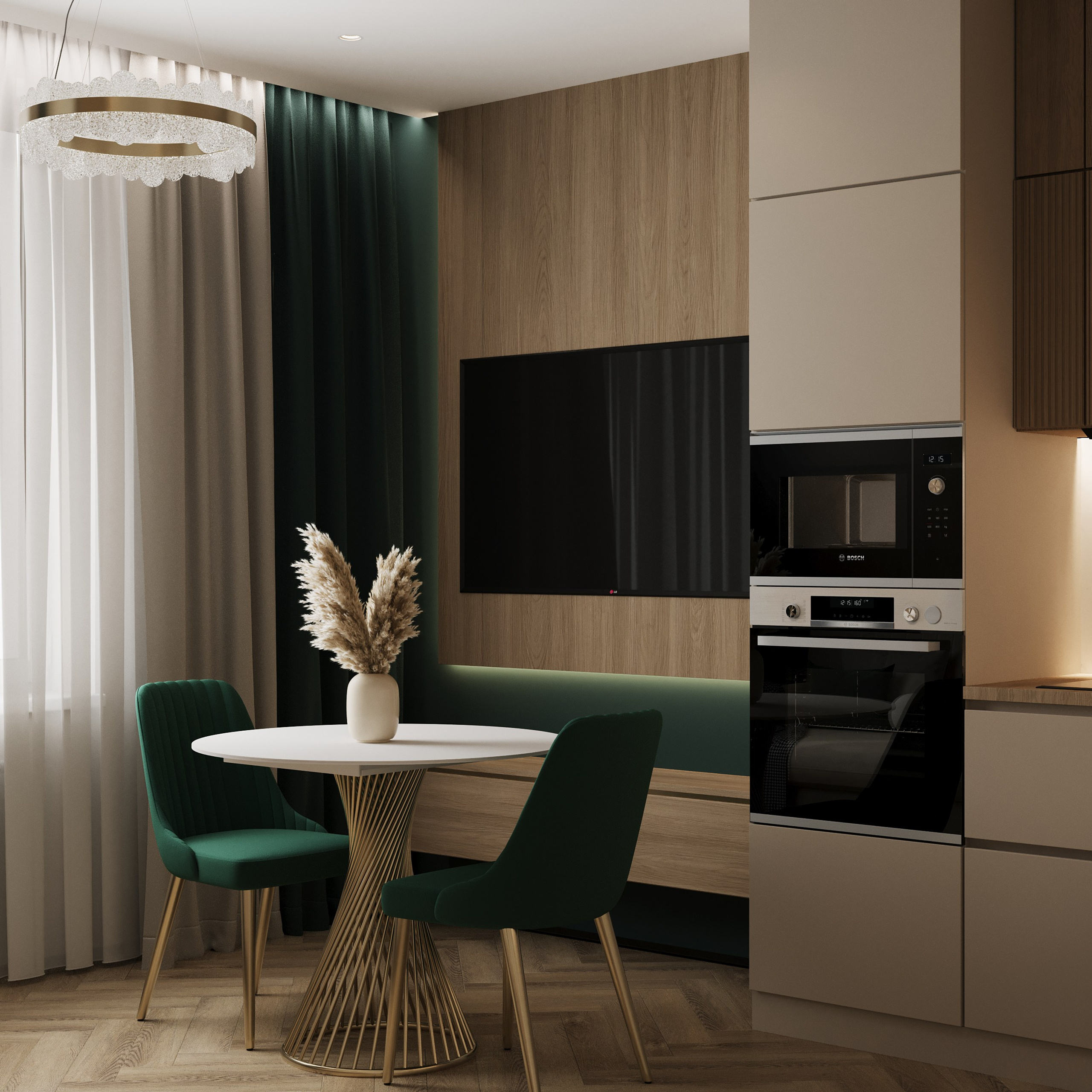 Интерьер квартиры 50 м². Дизайн Интерьера | Санкт-Петербург | Ростов-на-Дону | MARINA MART