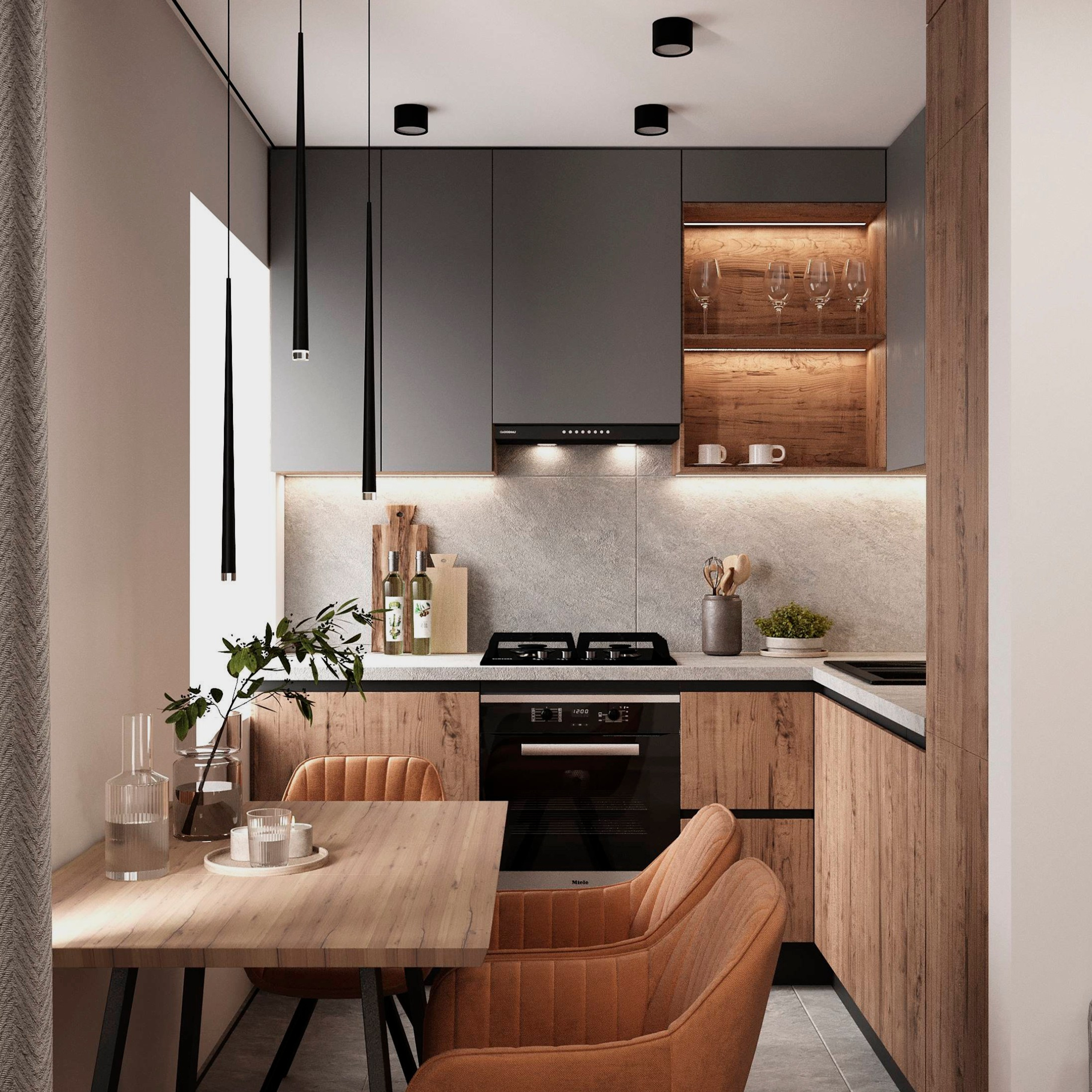 Интерьер квартиры 40 м². Дизайн Интерьера | Санкт-Петербург | Ростов-на-Дону | MARINA MART