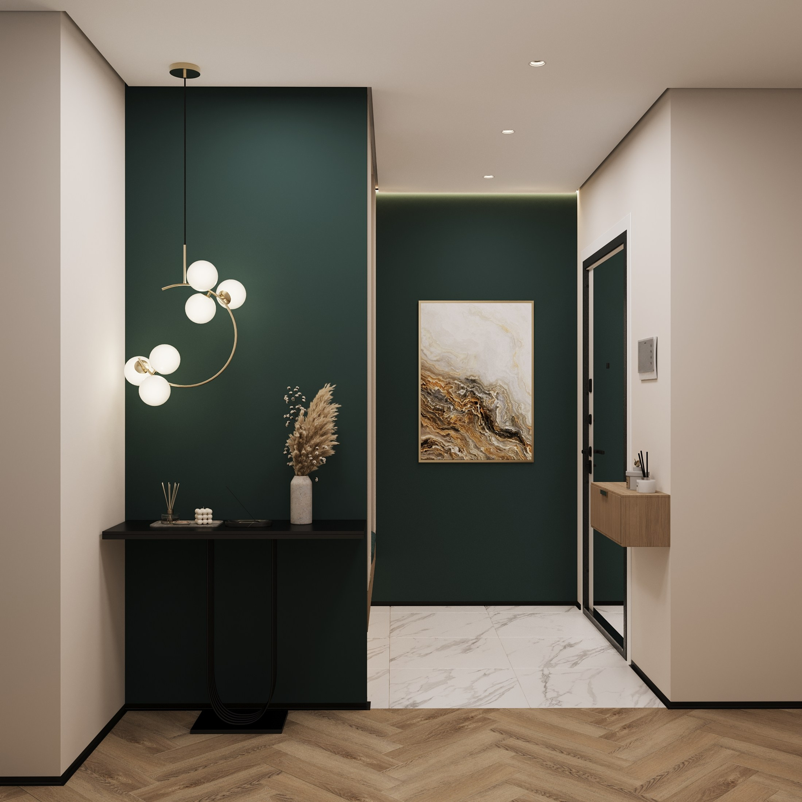 Интерьер квартиры 50 м². Дизайн Интерьера | Санкт-Петербург | Ростов-на-Дону | MARINA MART