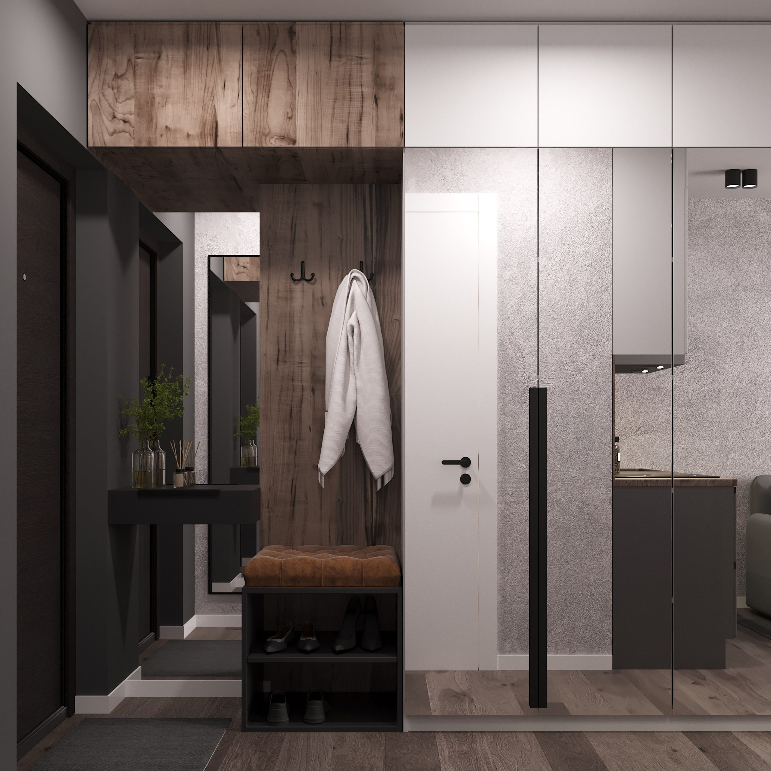 Интерьер студии 18 м². Дизайн Интерьера | Санкт-Петербург | Ростов-на-Дону | MARINA MART