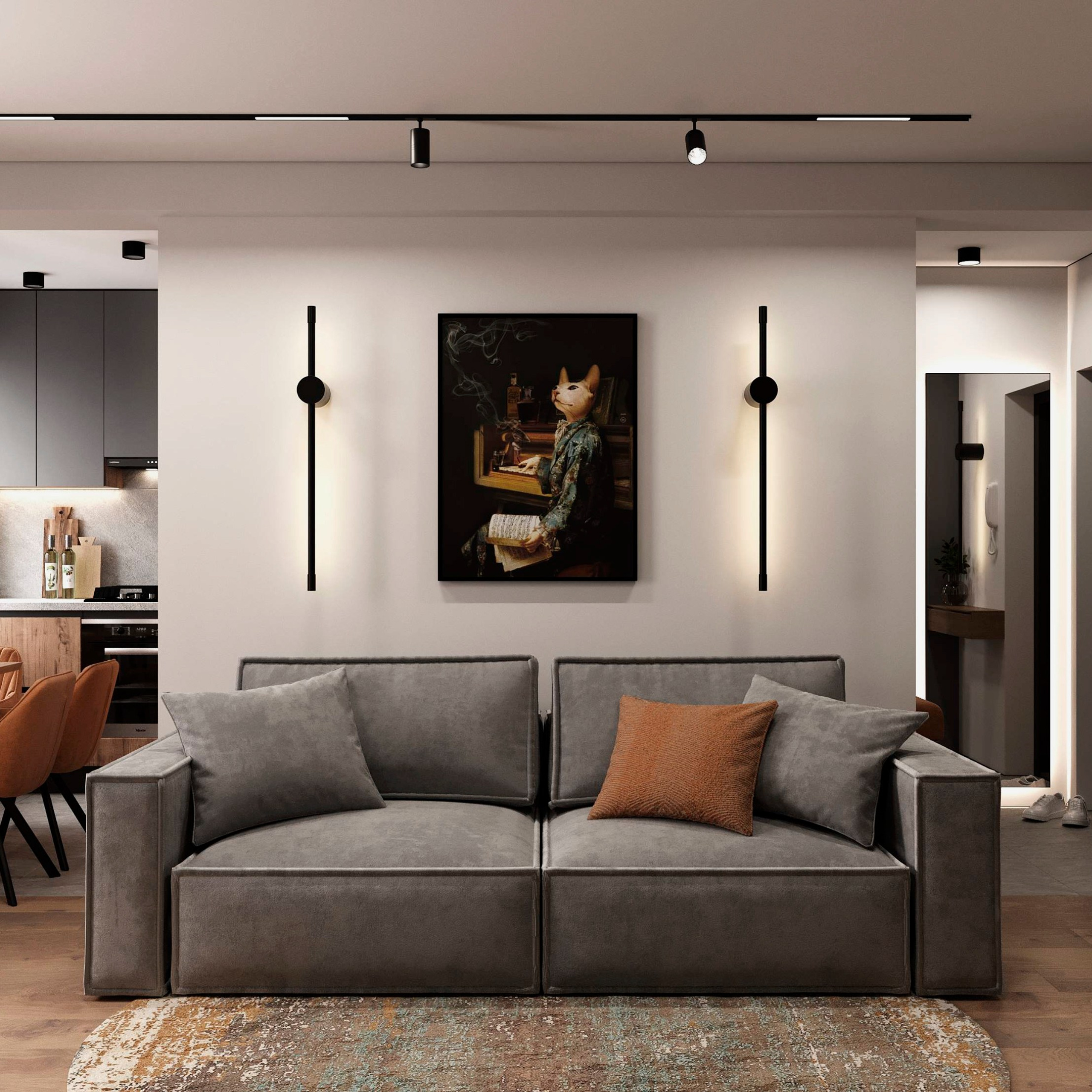 Интерьер квартиры 40 м²