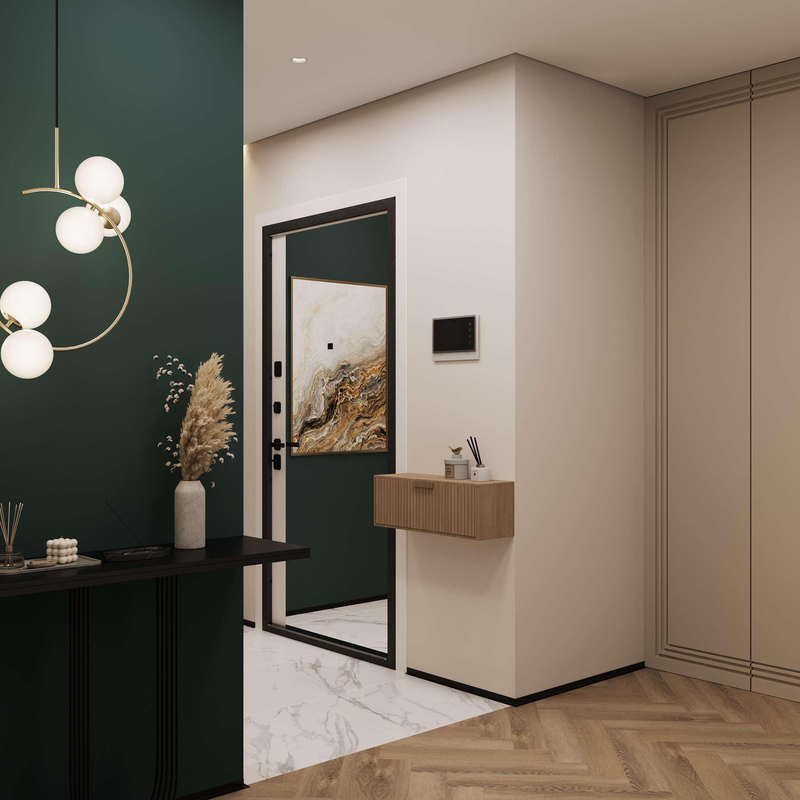 Интерьер квартиры 50 м². Дизайн Интерьера | Санкт-Петербург | Ростов-на-Дону | MARINA MART