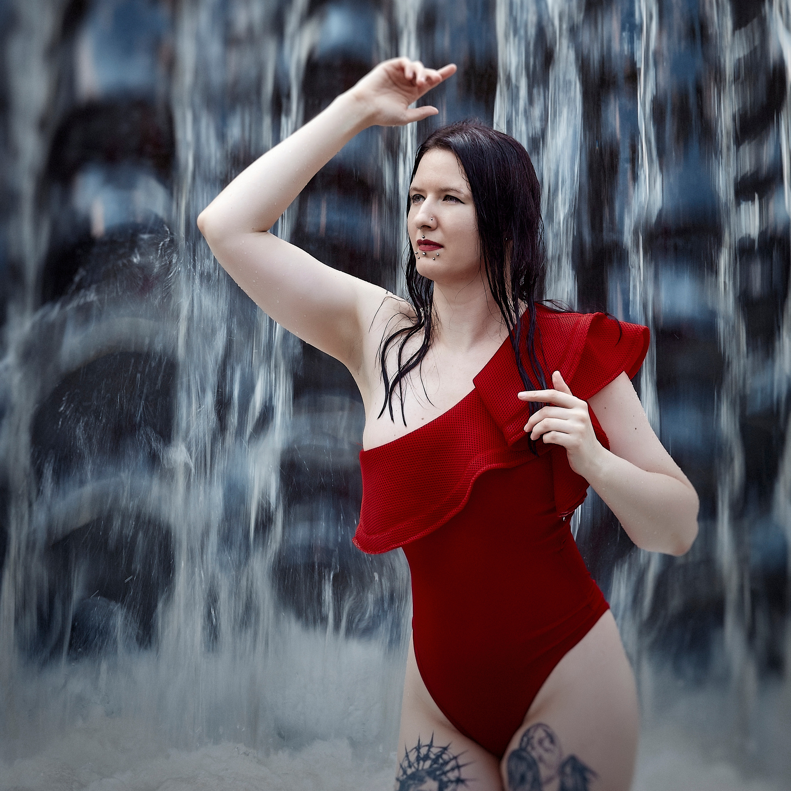 Лето. Водопад