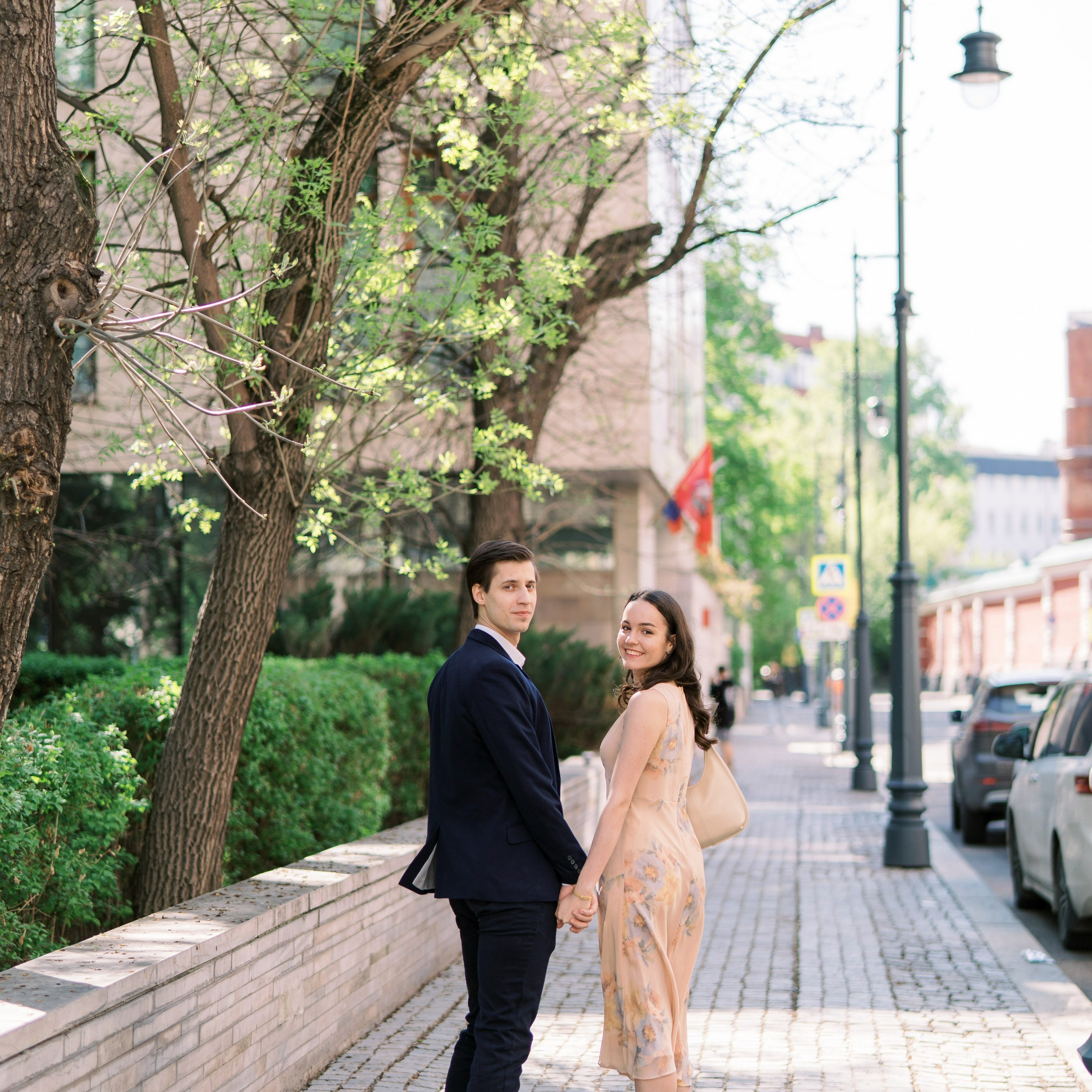 Лавстори, предсвадебная прогулка в Москве