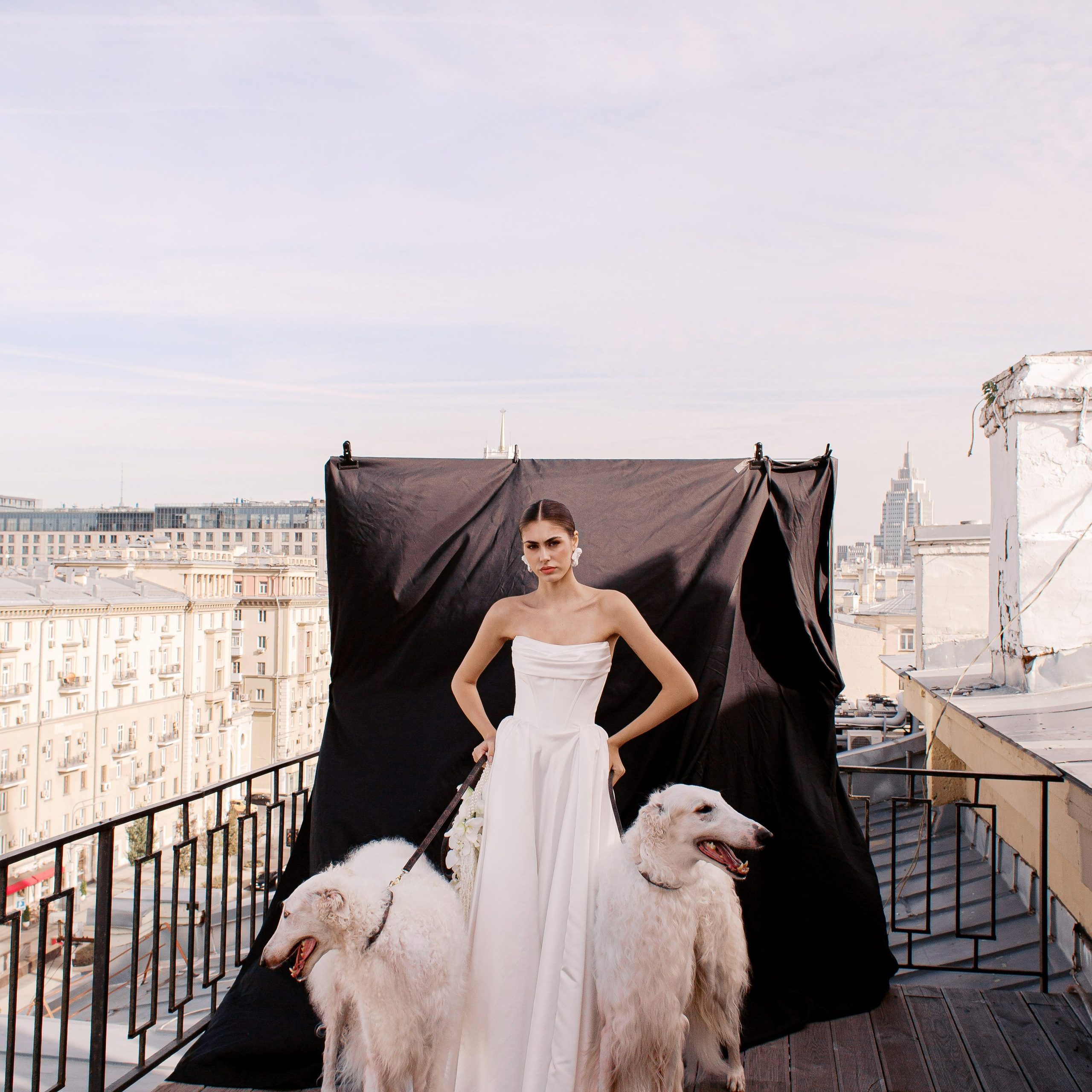 Стильное утро невесты, свадебный фотограф Москва, студия лофт