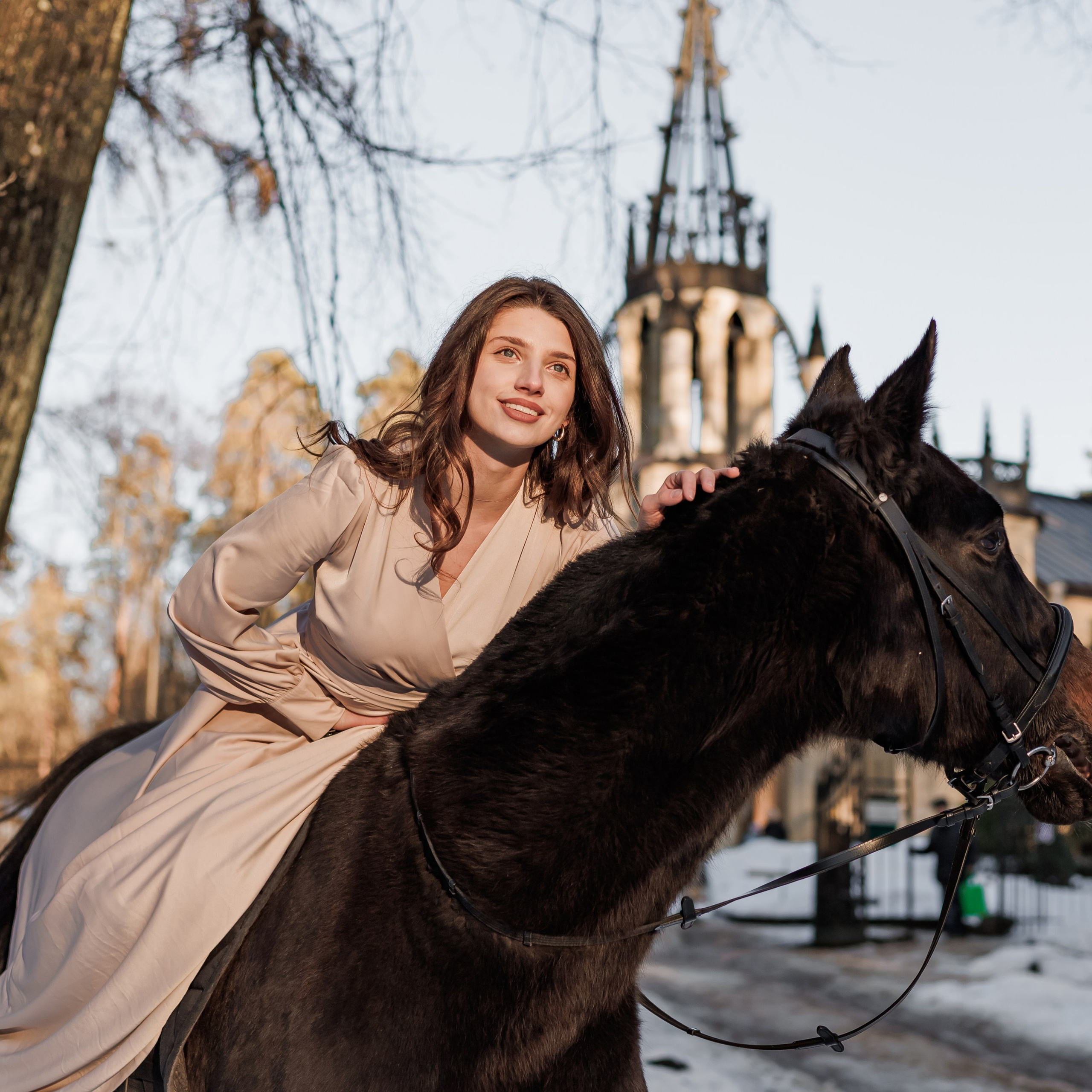 Илона. Фотопрогулка в&nbsp;Шуваловском парке на&nbsp;лошади