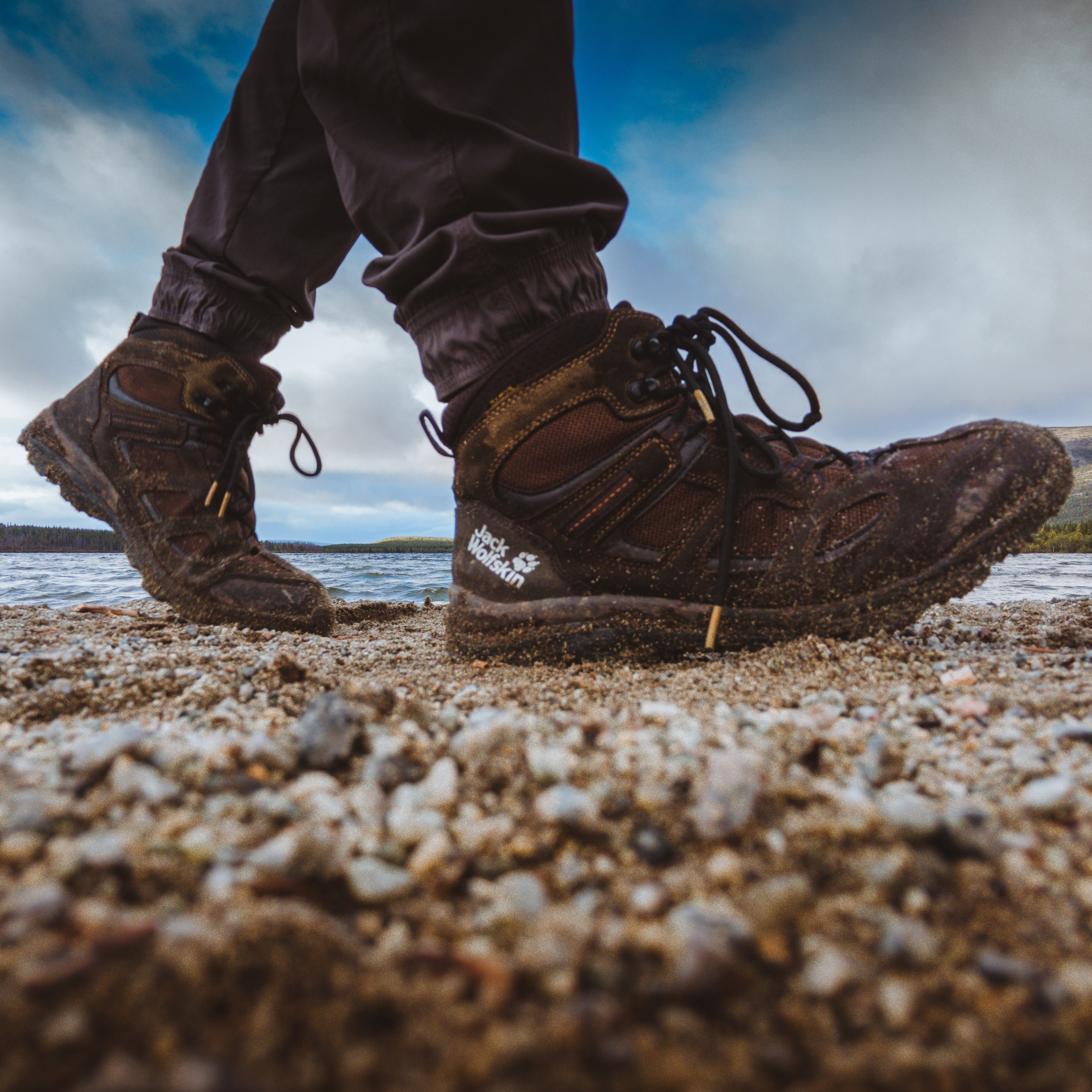 Рекламная кампания обуви для бренда Jack Wolfskin в Арктике