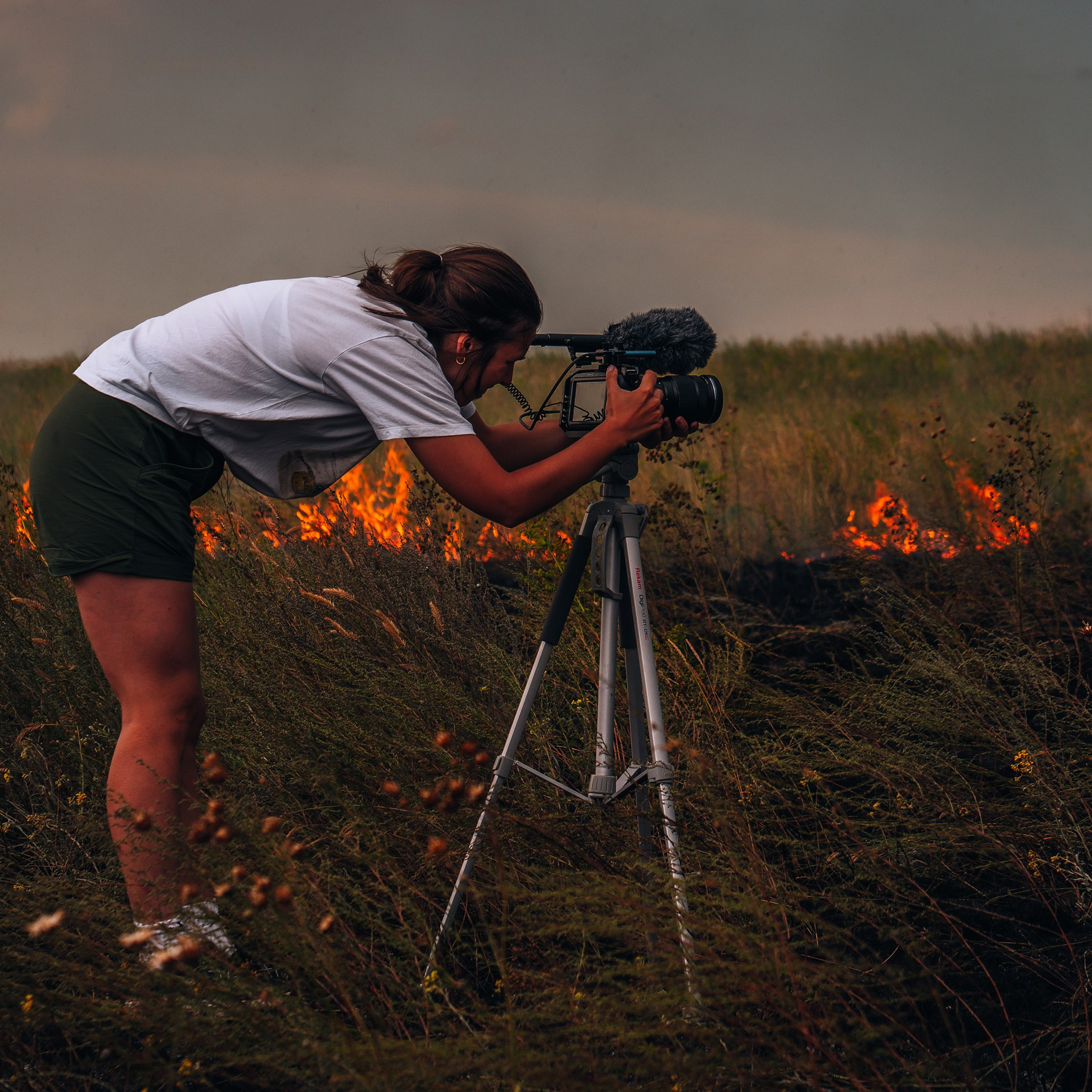Съемка документального кино × Оренбургский заповедник