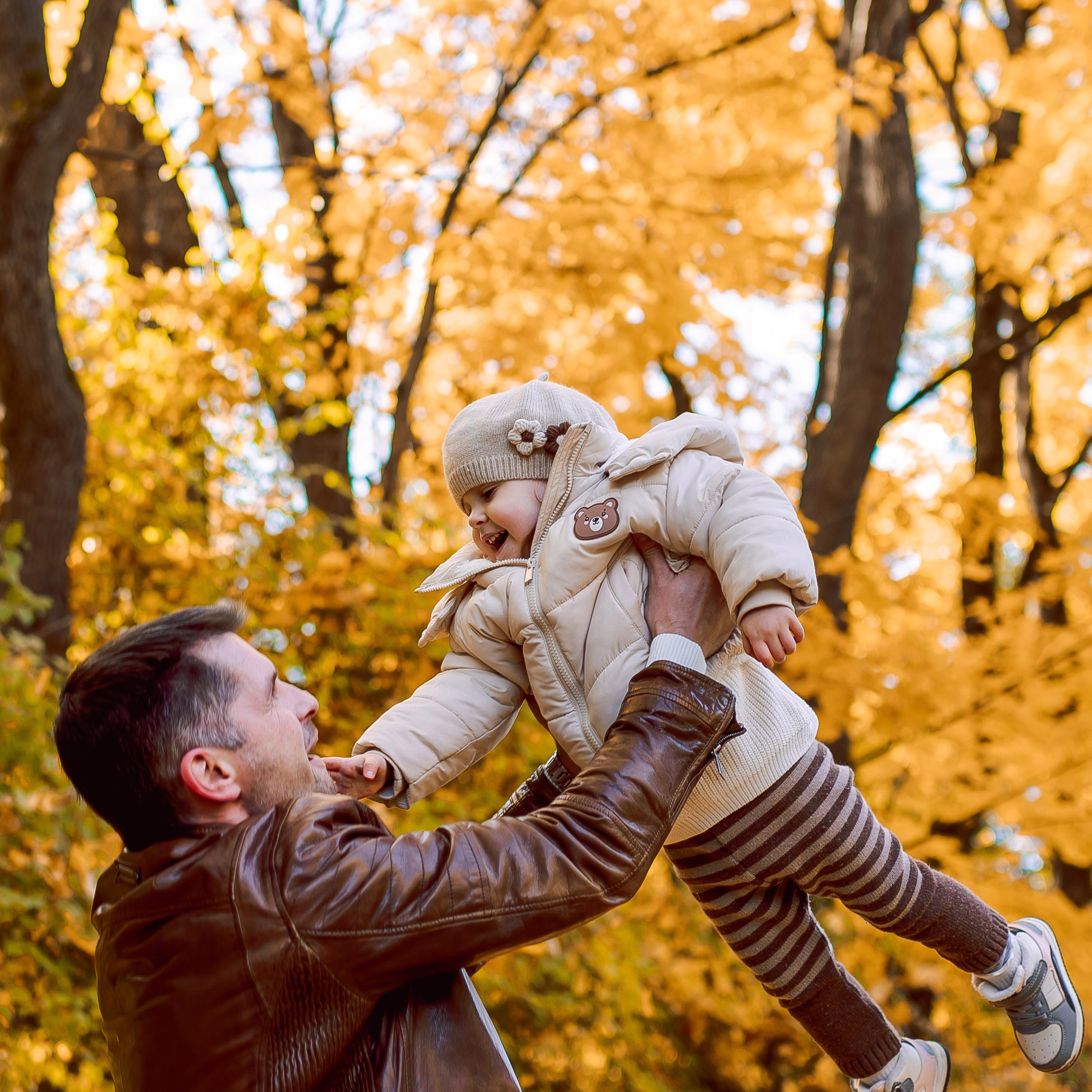 Осенняя семейная прогулка