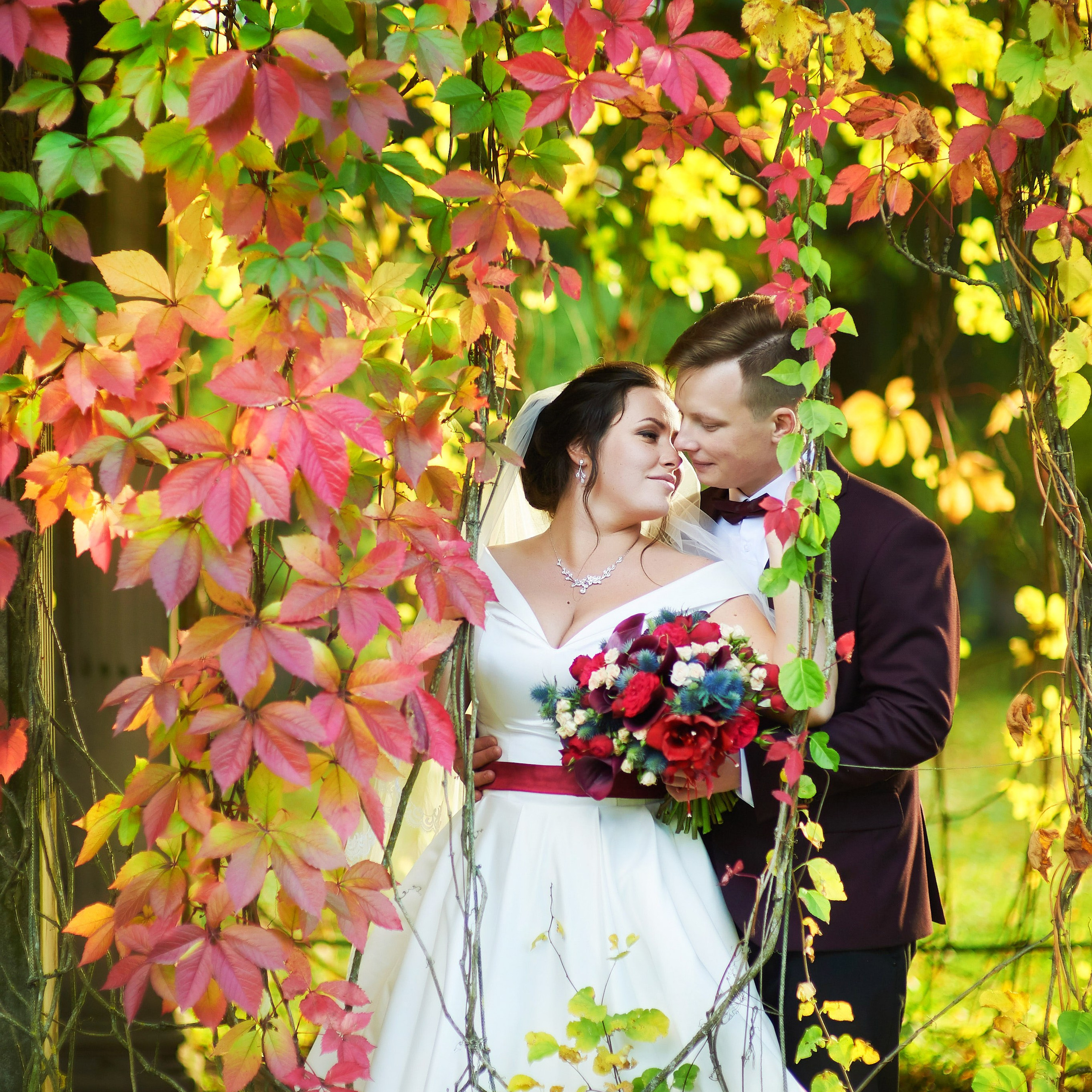 Ангелина и Сергей (фотосессия в осеннем Пушкине)