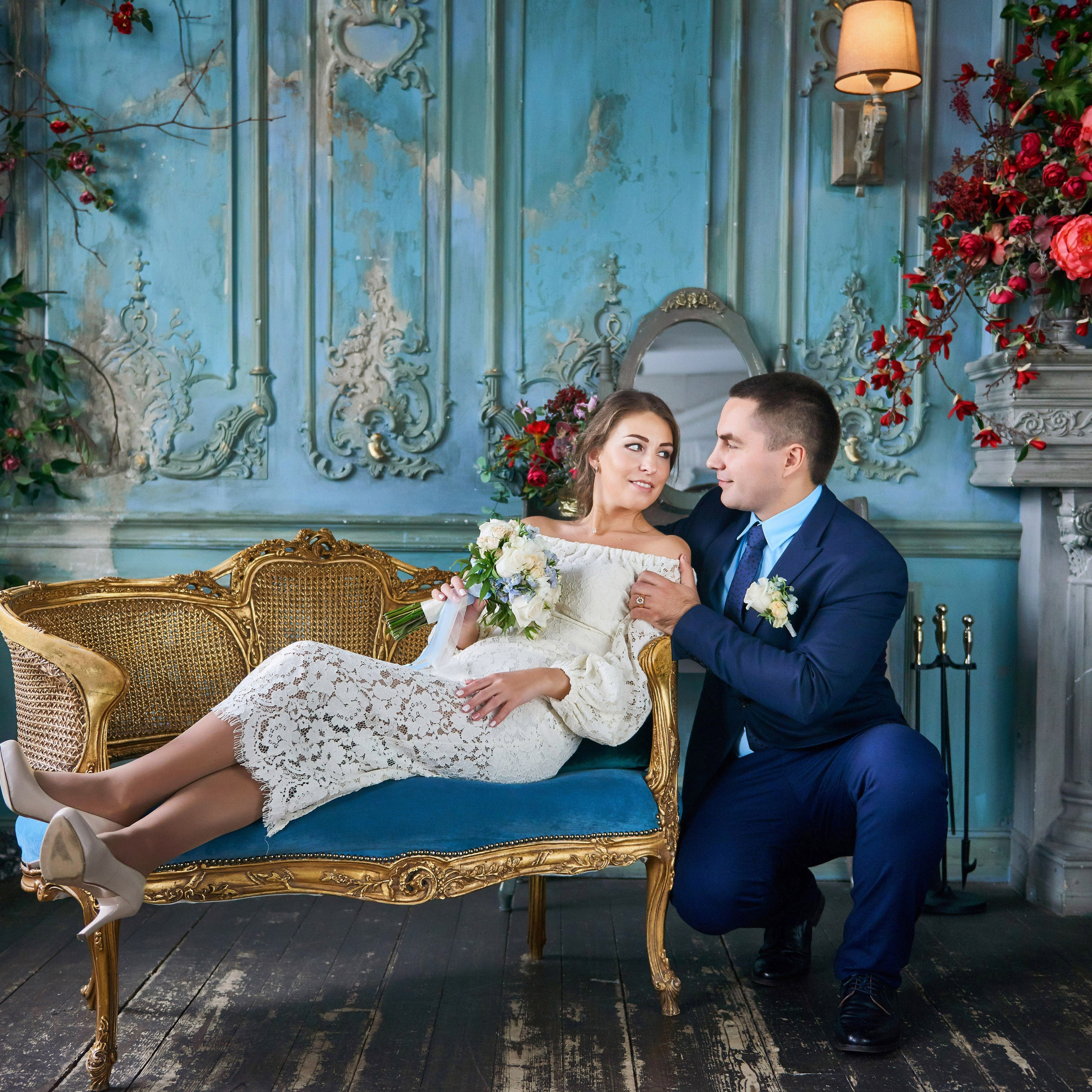 Свадебная фотосессия в студии