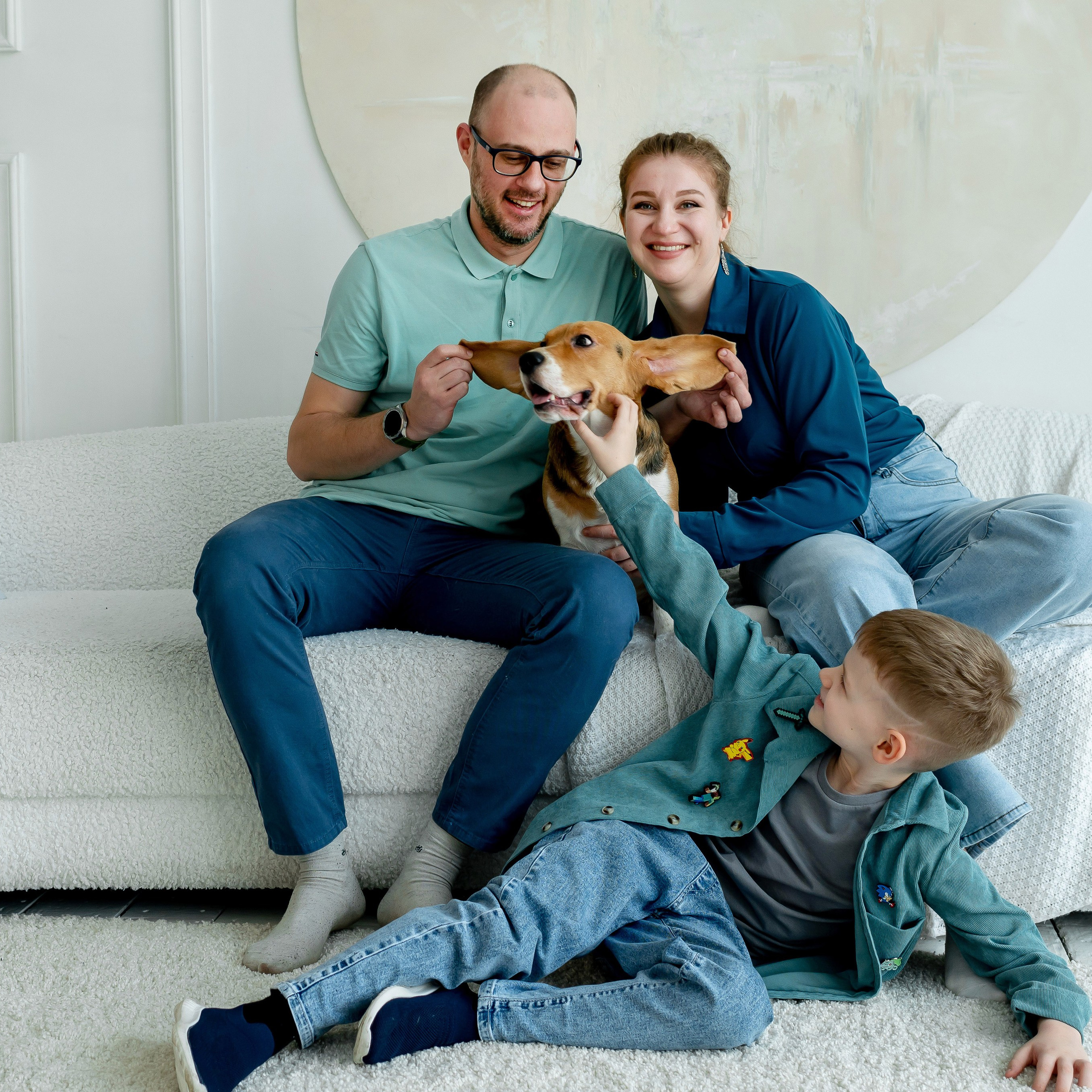 Максим, Катя, Витя и Лёня