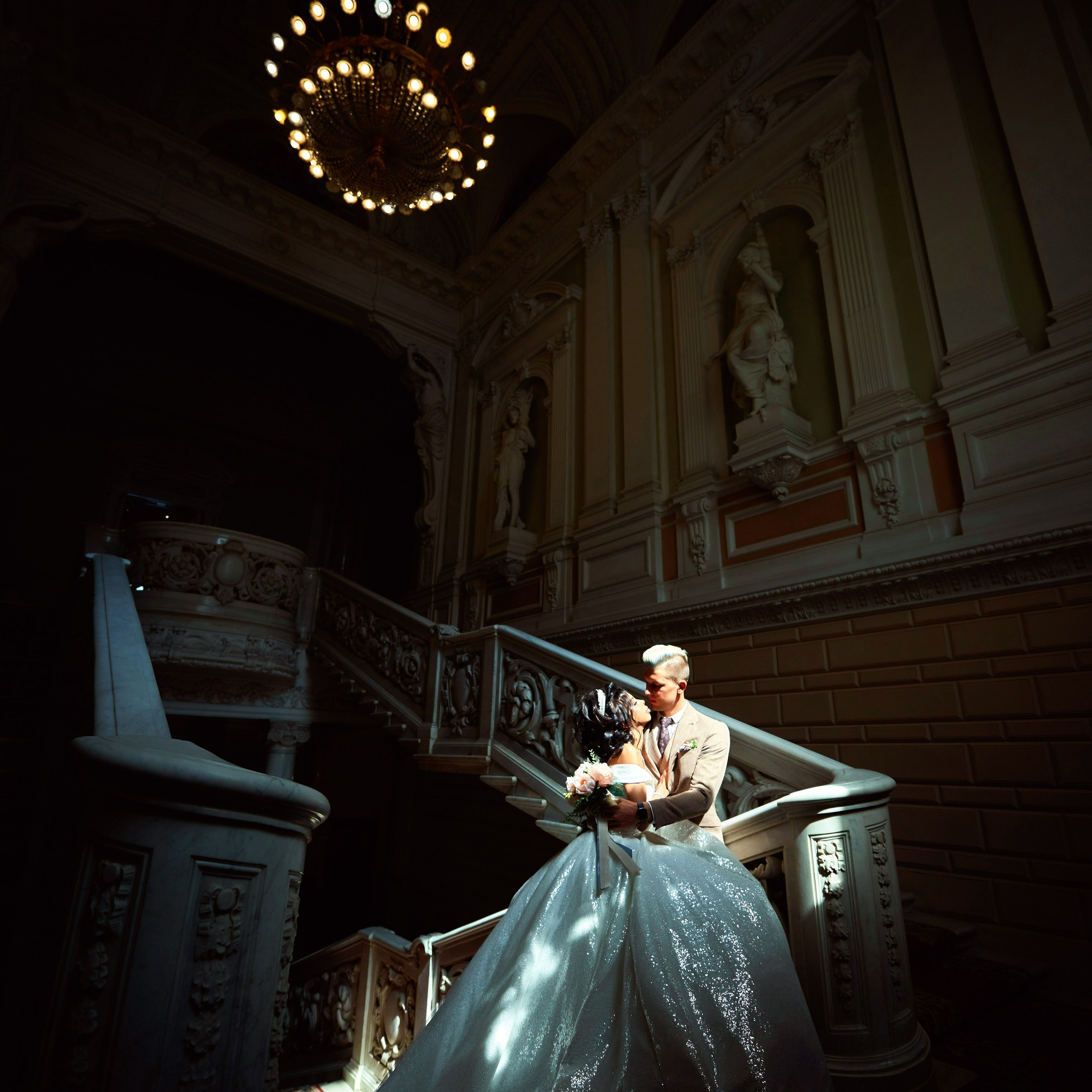 Михаил и Анна (Первый Дворец Бракосочетания России на Английской набережной 28)