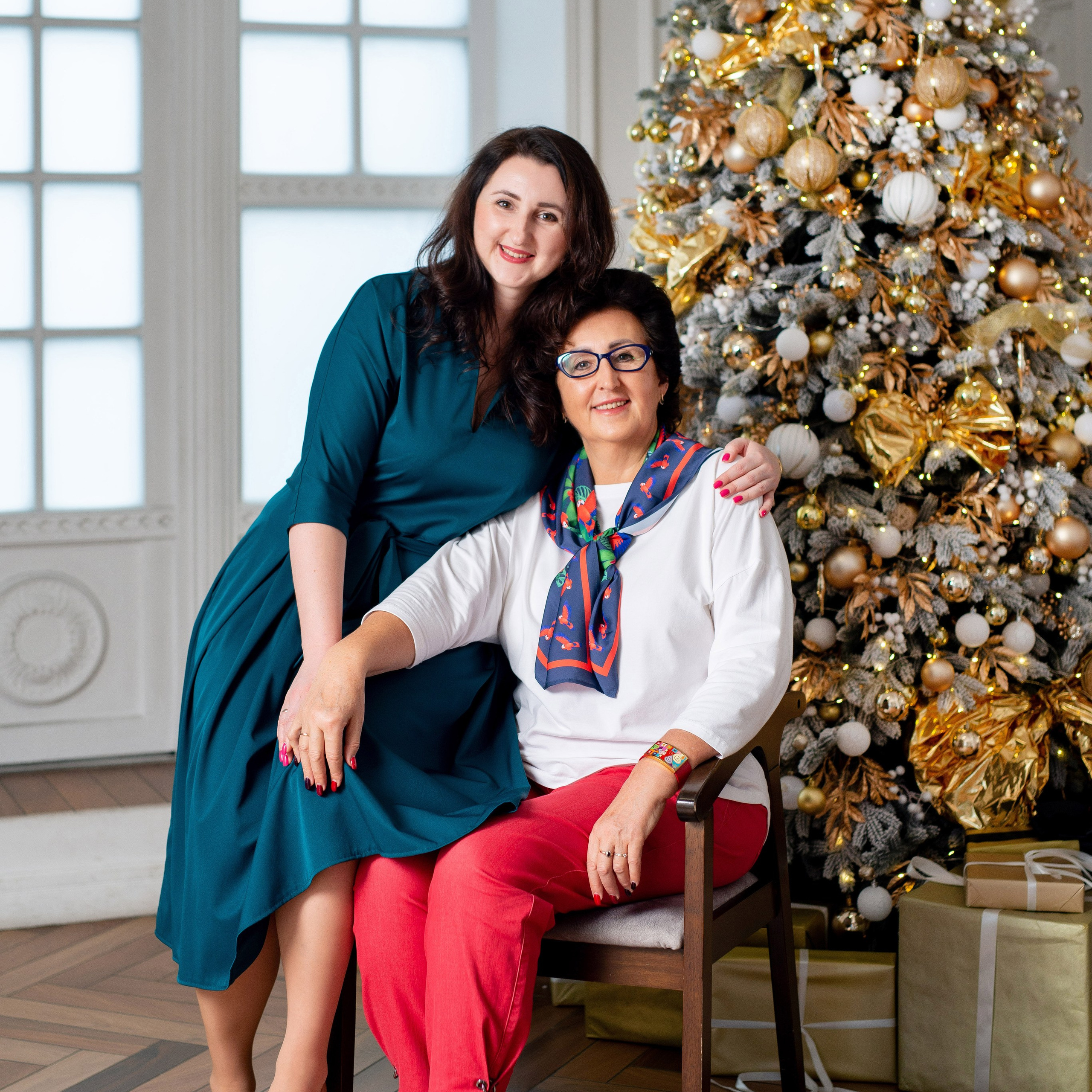 Галина в кругу семьи