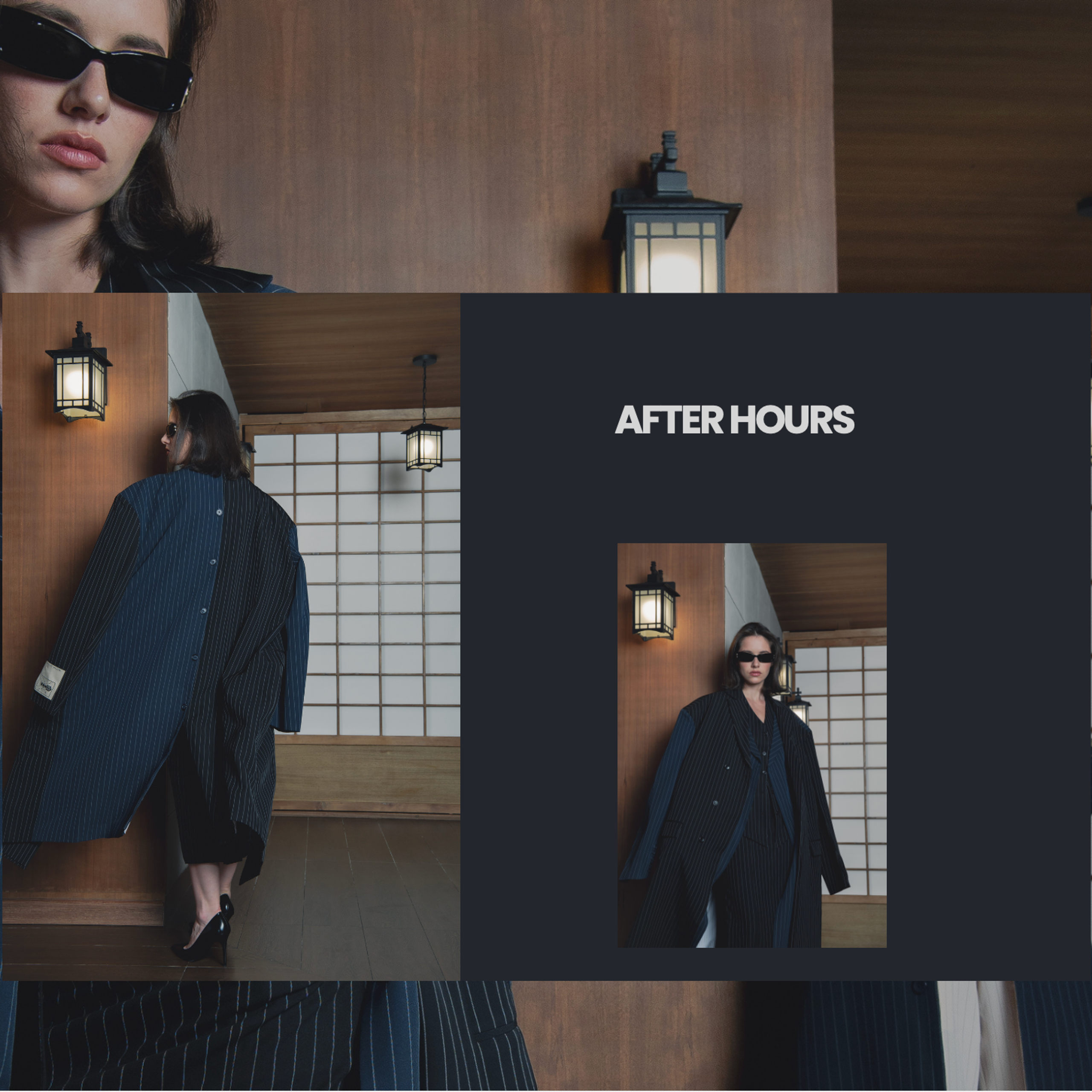 Lookbook layout for Maison Pluie Dubai brand