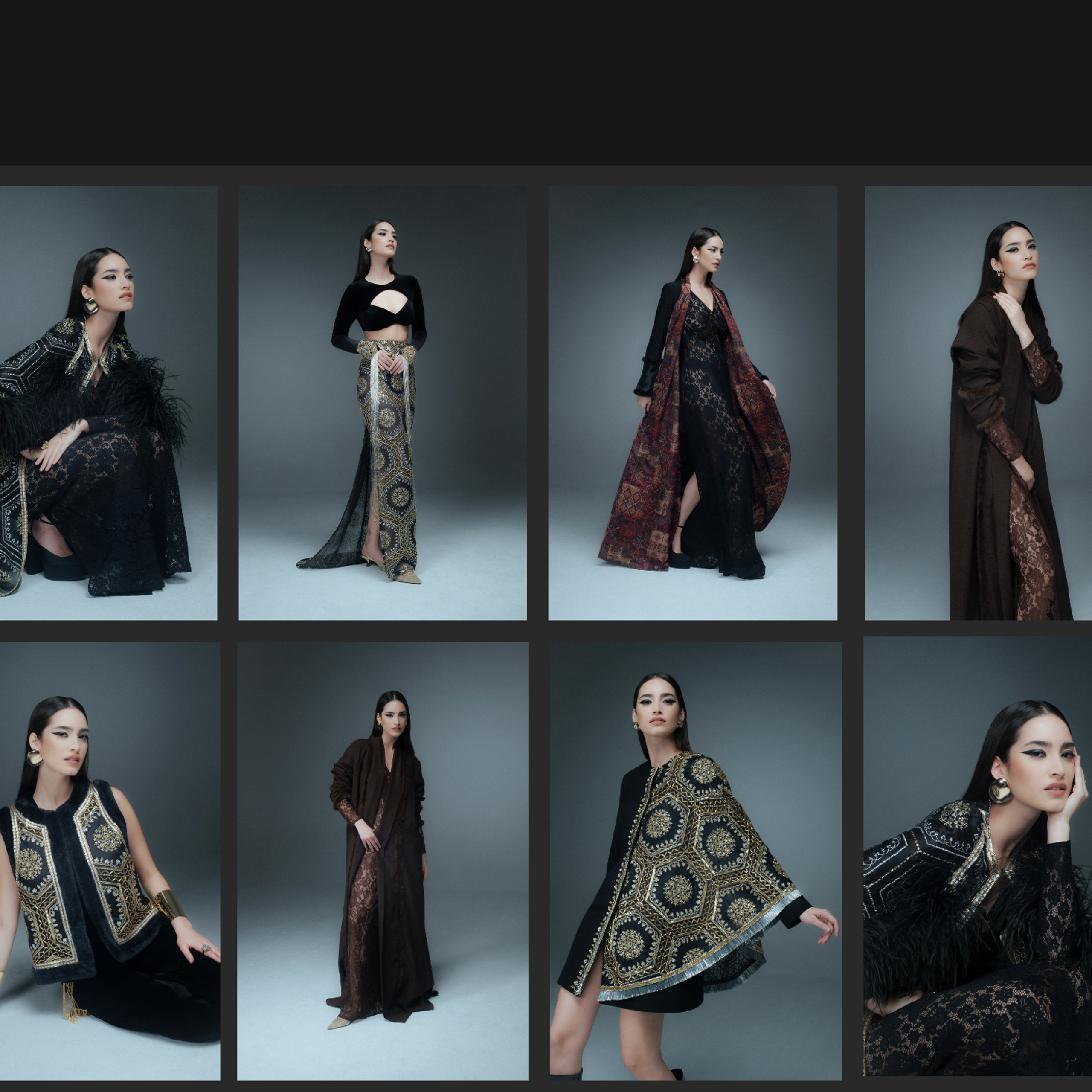 Lookbook for CHARAH brand