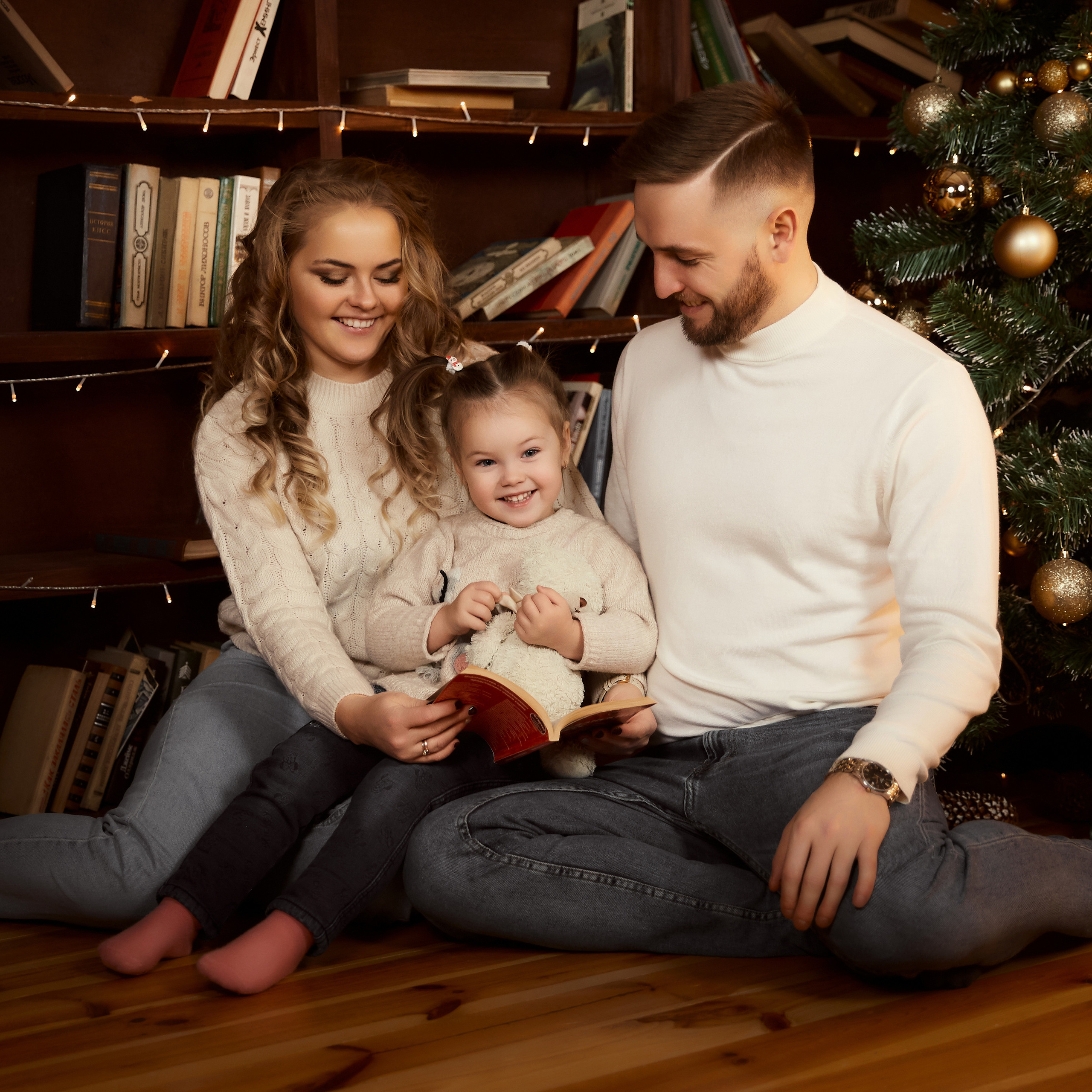 Новогодняя семейная фотосессия