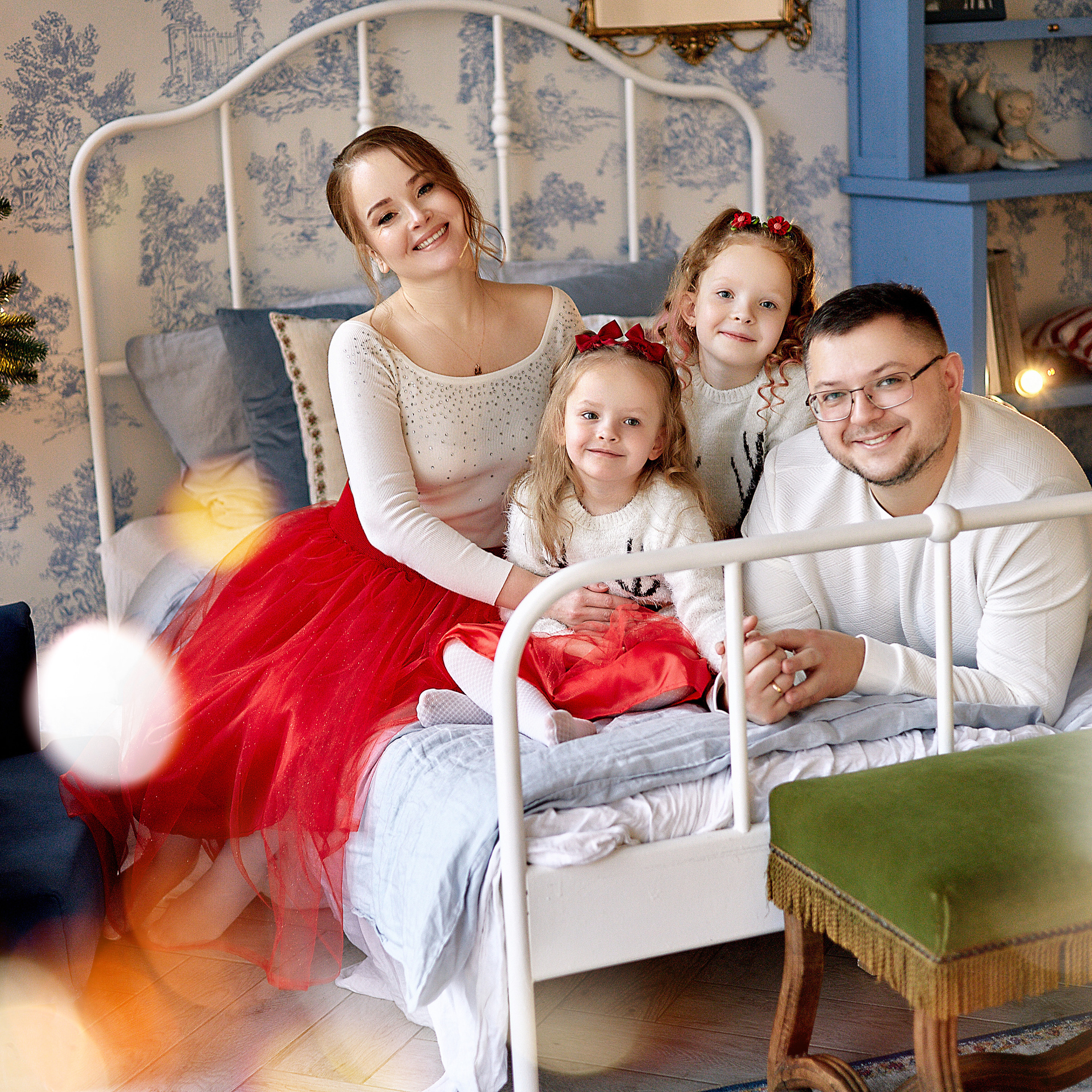 Новогодняя фотосессия для семьи