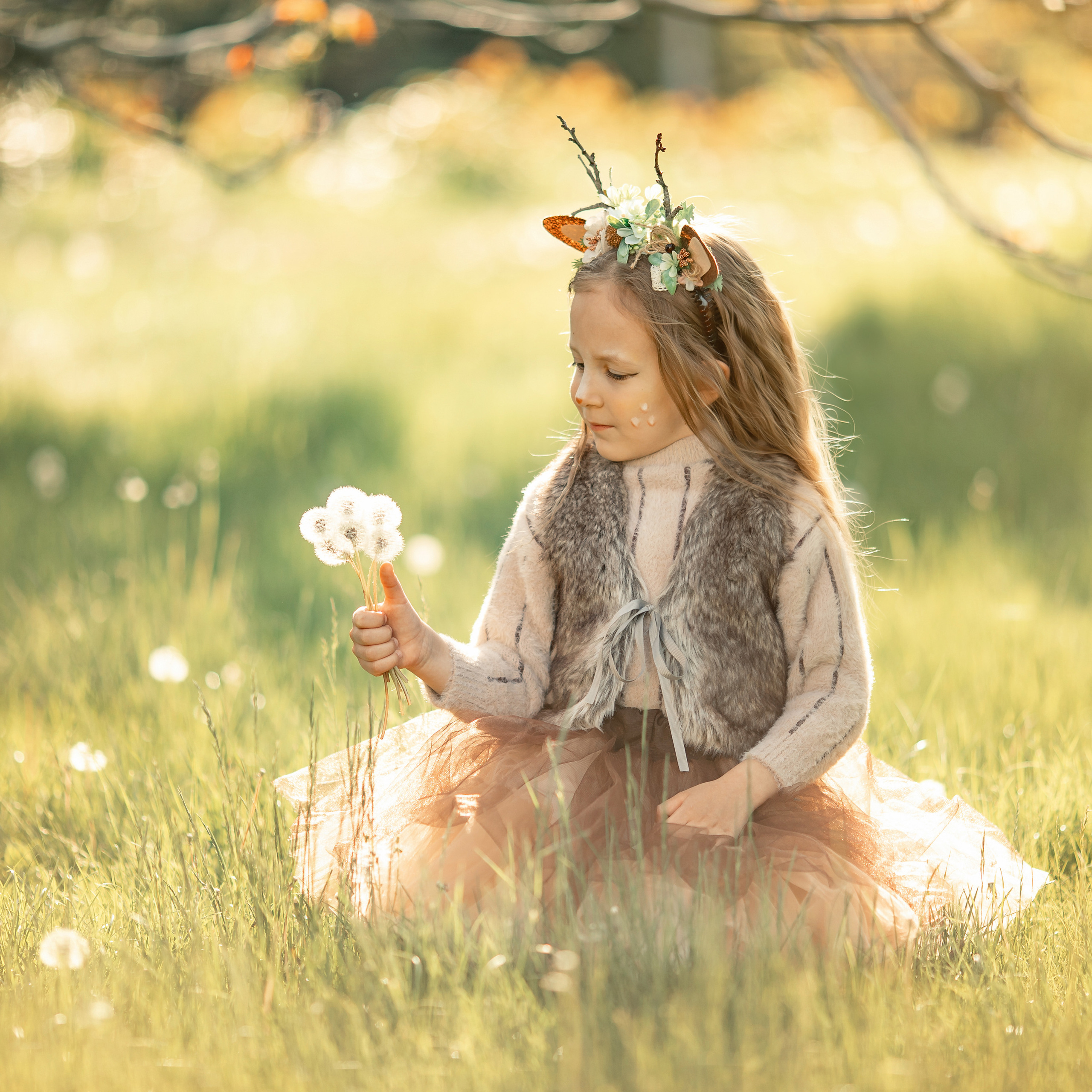 Сказочная фотосессия «Оленята»