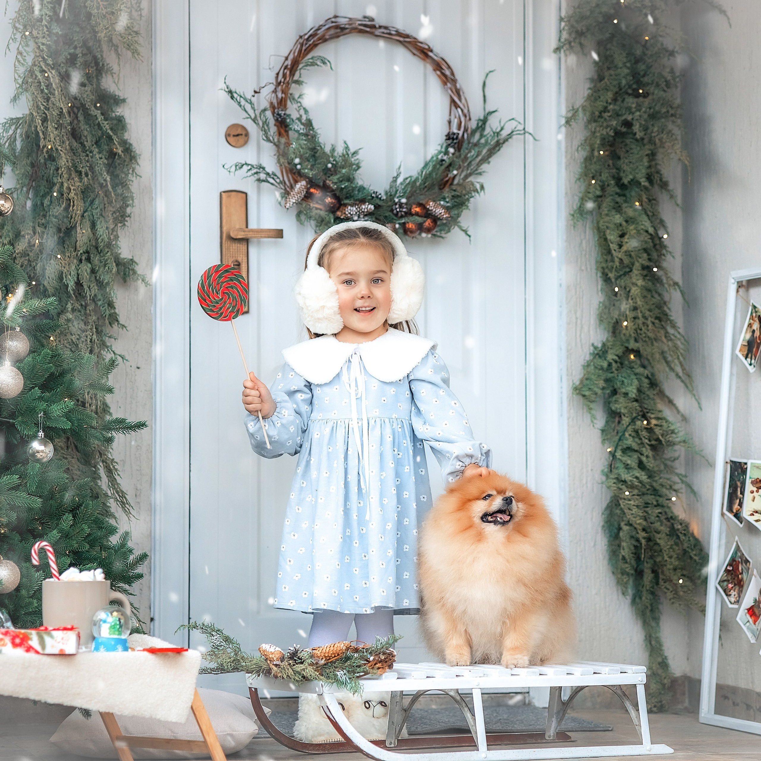 Новогоднее крыльцо