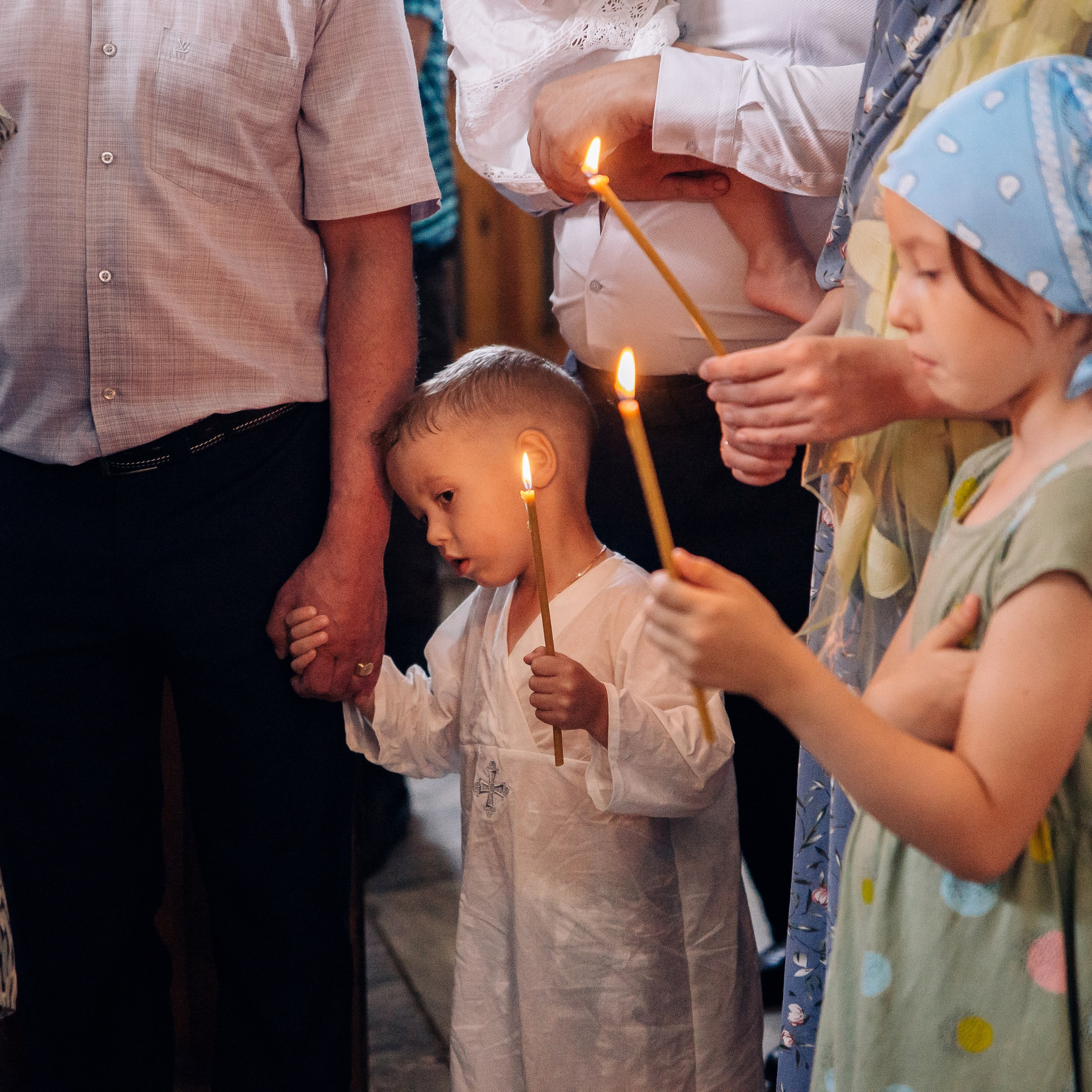 Таинство крещения Маргариты и Ивана